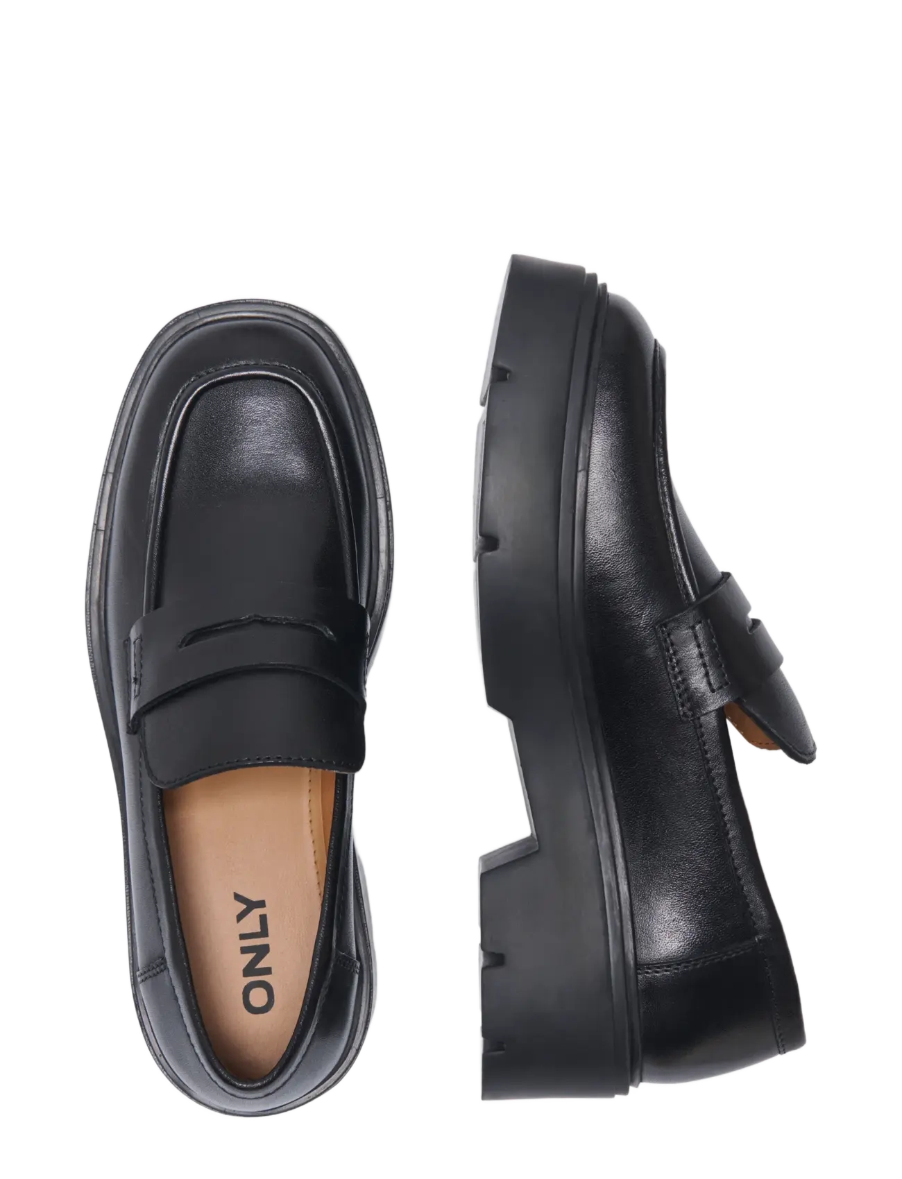 ONLY - ONLALMA LEATHER LOAFER - black - 3