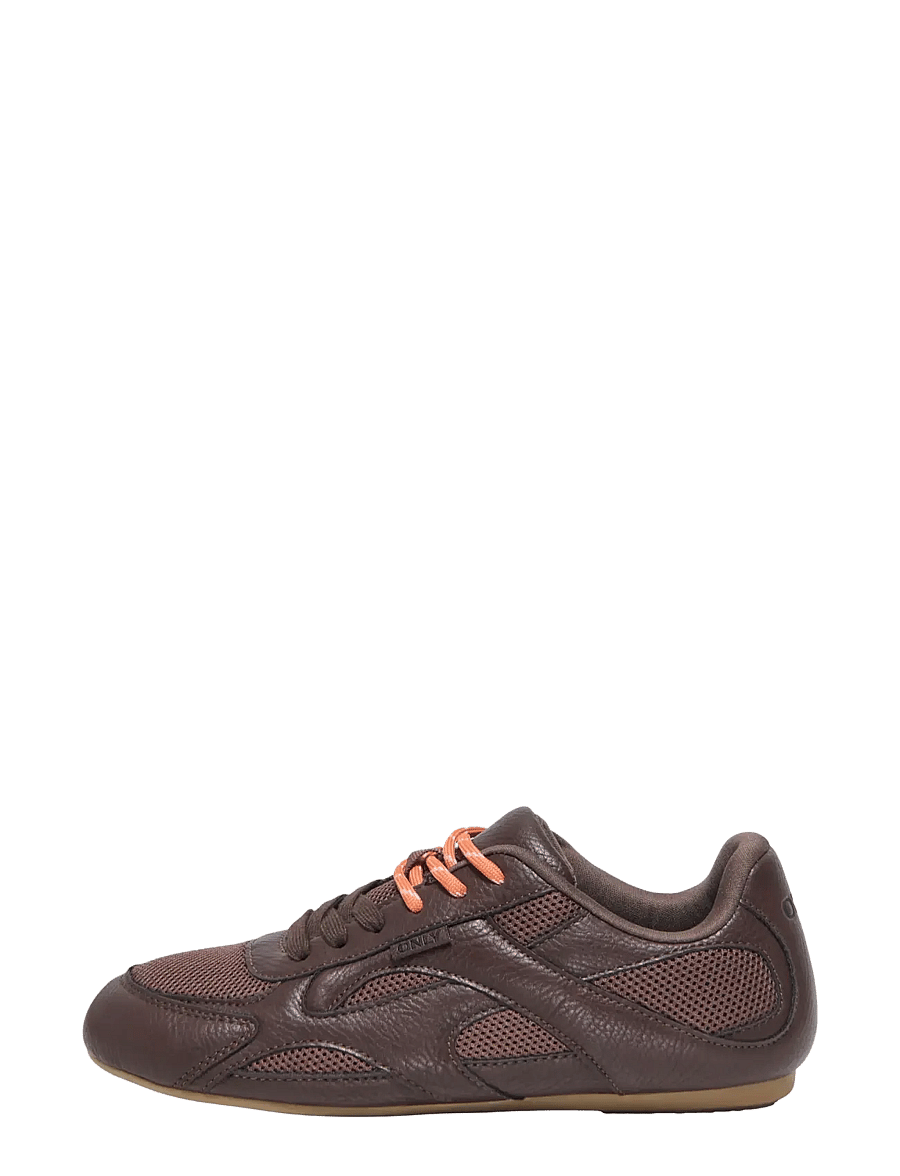 ONLY - ONLFRIDA PU SNEAKER BALLERINA - coffee bean - 0