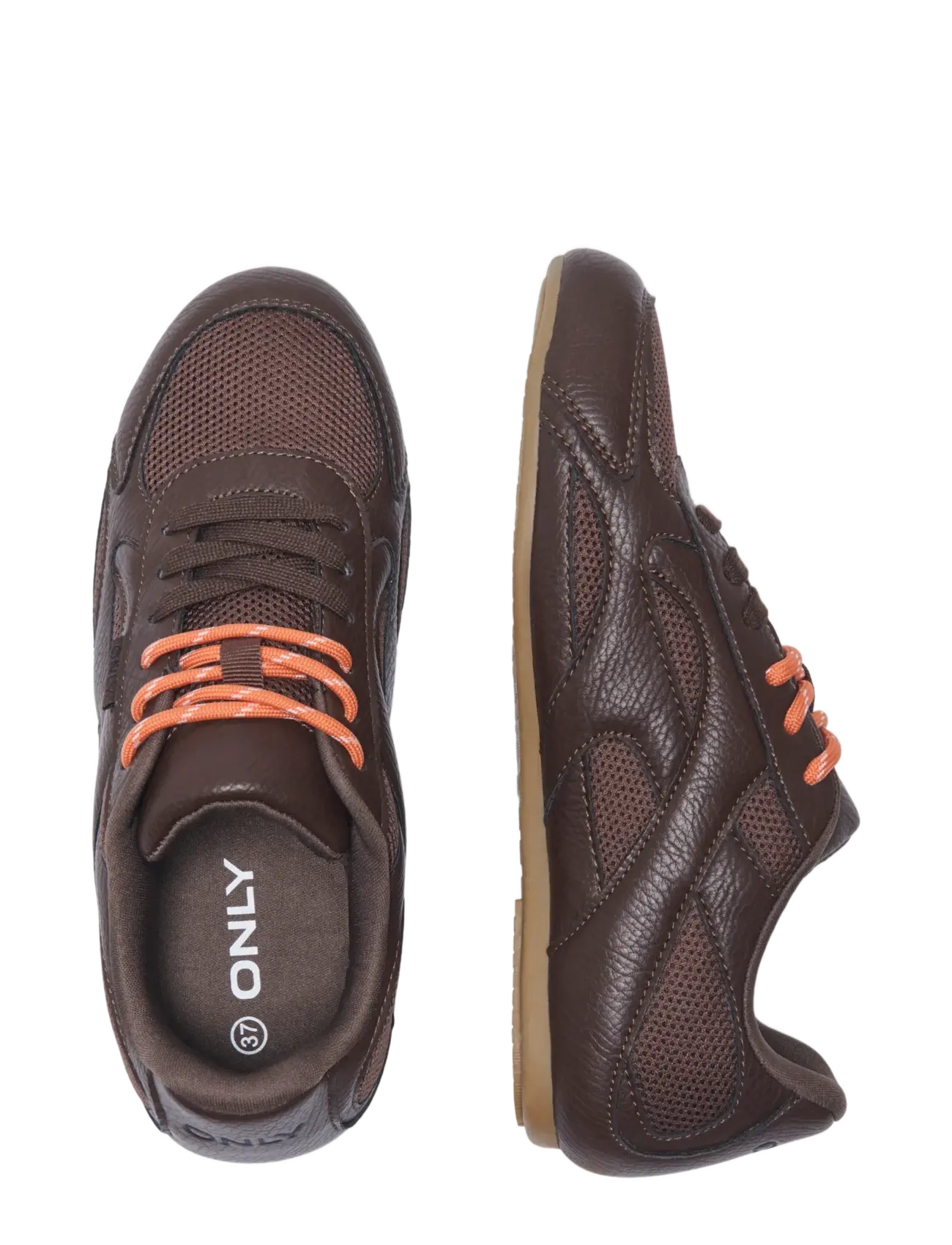 ONLY - ONLFRIDA PU SNEAKER BALLERINA - coffee bean - 3