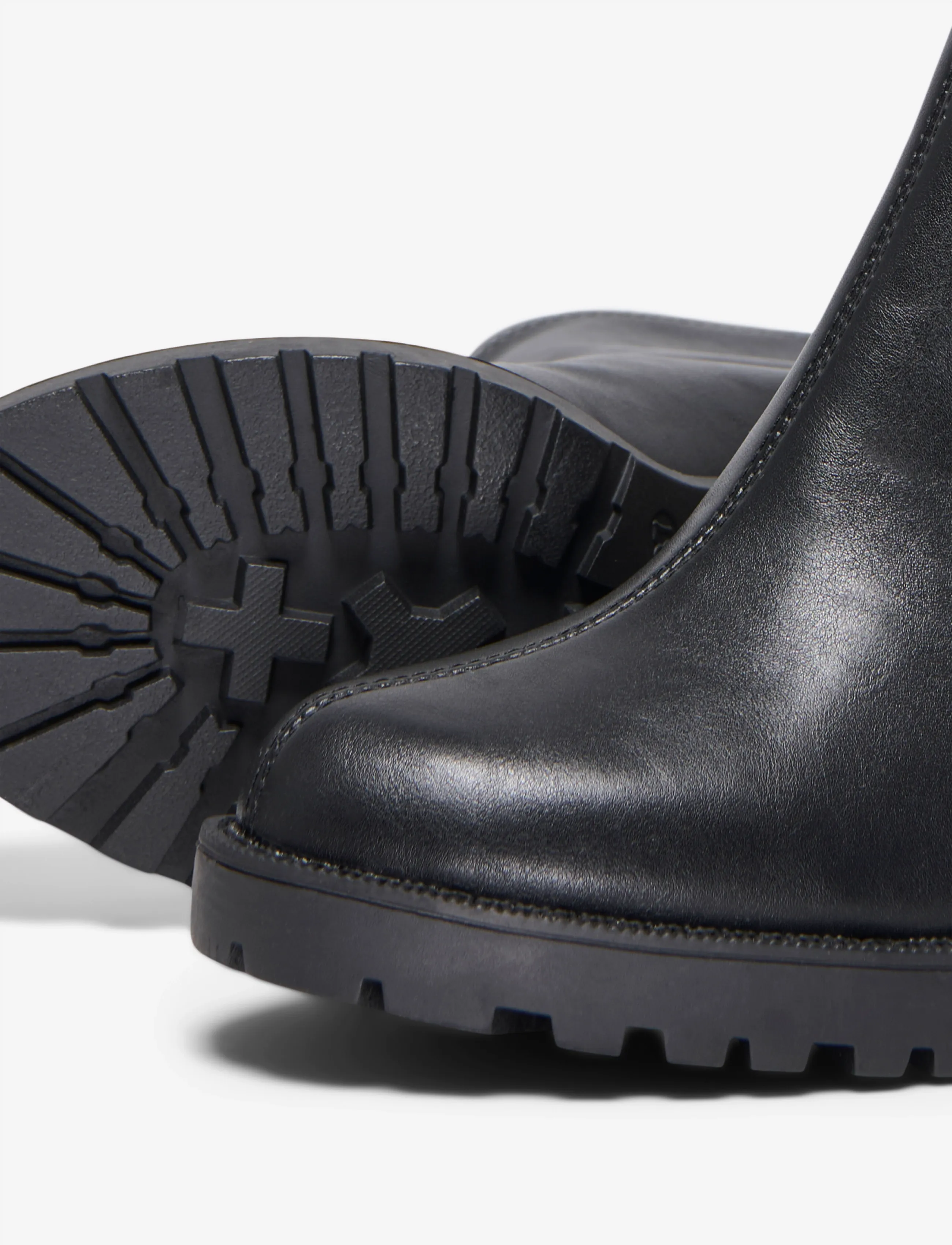 ONLY - ONLBARBARA-24 PU SOCK HEELED BOOT - black - 4