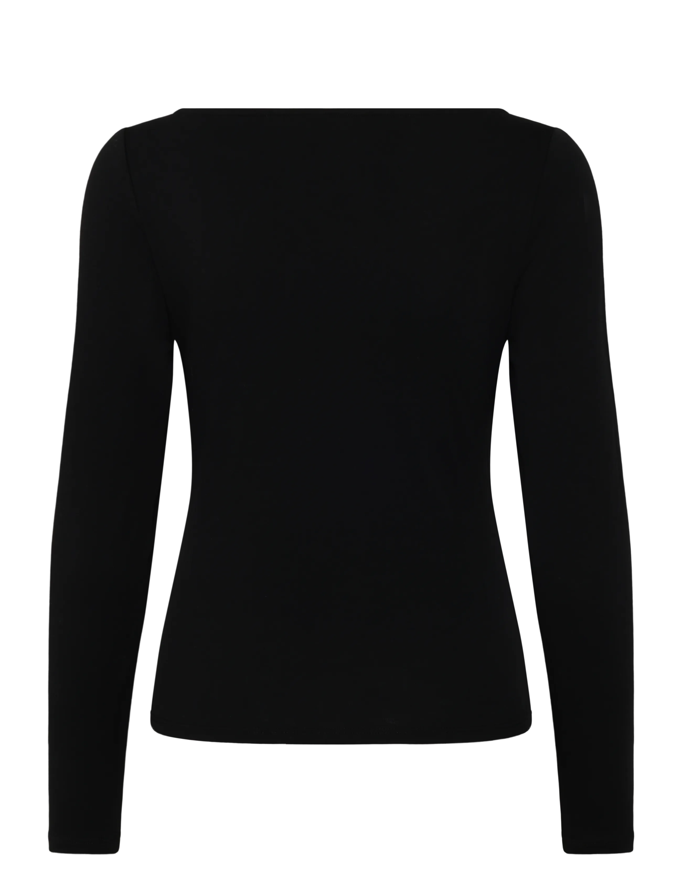 ONLY - ONLELENA L/S BOATNECK METAL TOP JRS NOOS - kampsunid - black - 2
