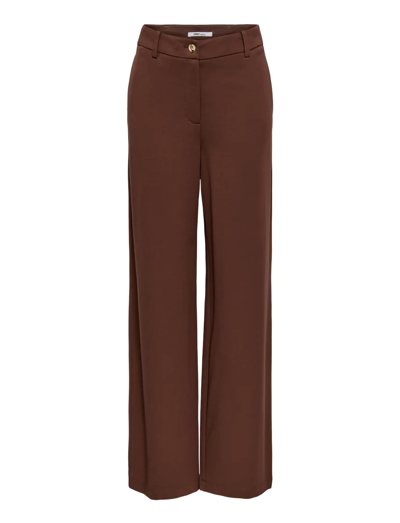 ONLY - ONLPOPTRASH-TAILORED HW STR PANT TLR - straight leg trousers - rum raisin - 1