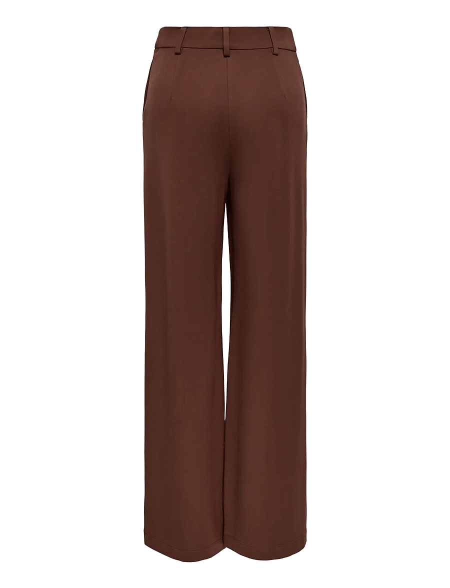 ONLY - ONLPOPTRASH-TAILORED HW STR PANT TLR - hose mit geradem bein - rum raisin - 2
