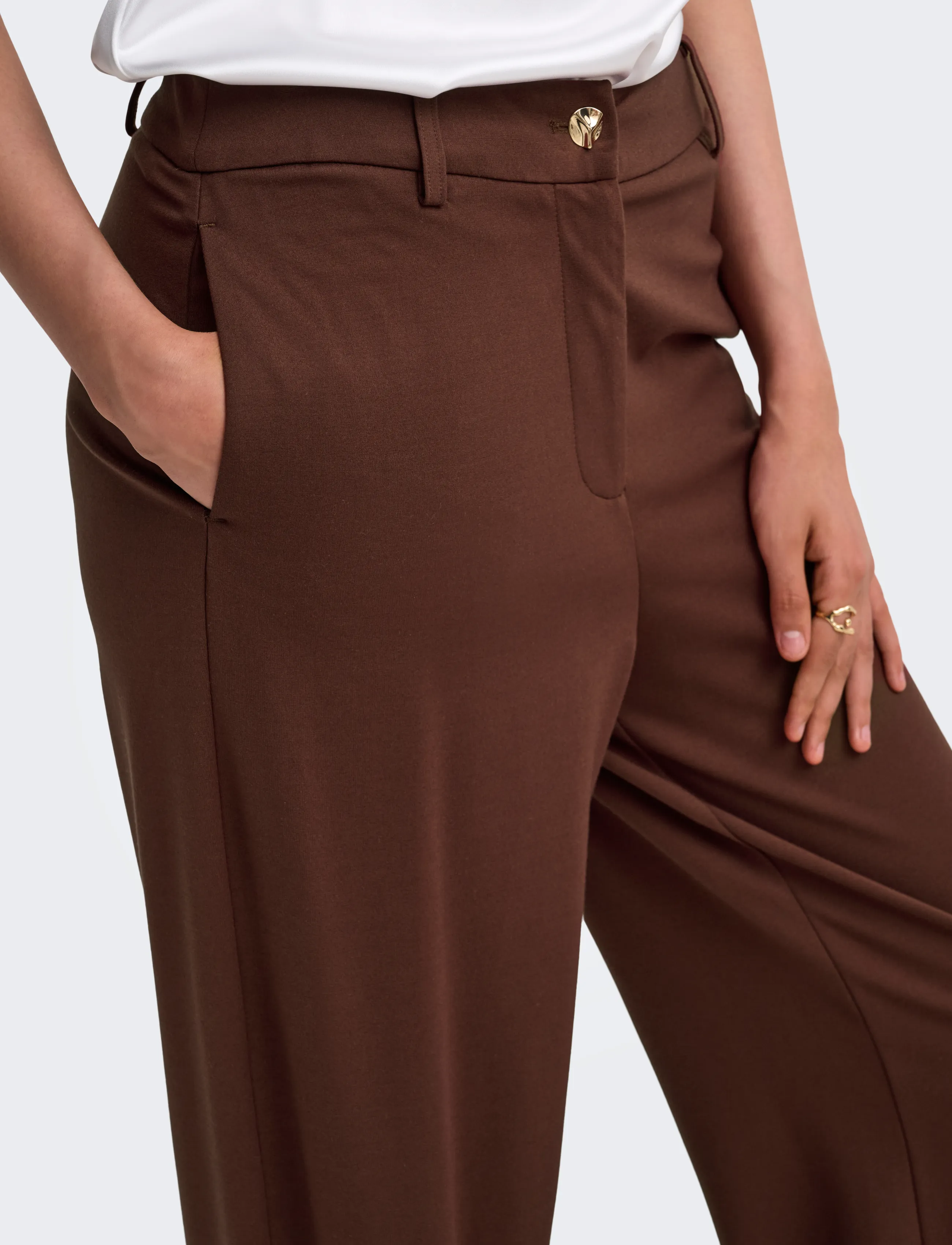 ONLY Onlpoptrash-Tailored Hw Str Pant Tlr kostymbyxor dam – bild 6