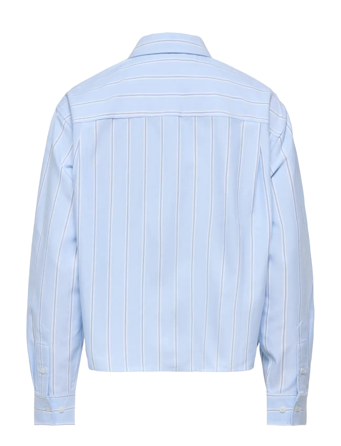 ONLY - ONLELOWEN LS STRIPE SHIRT WVN EX - långärmade skjortor - zen blue - 2