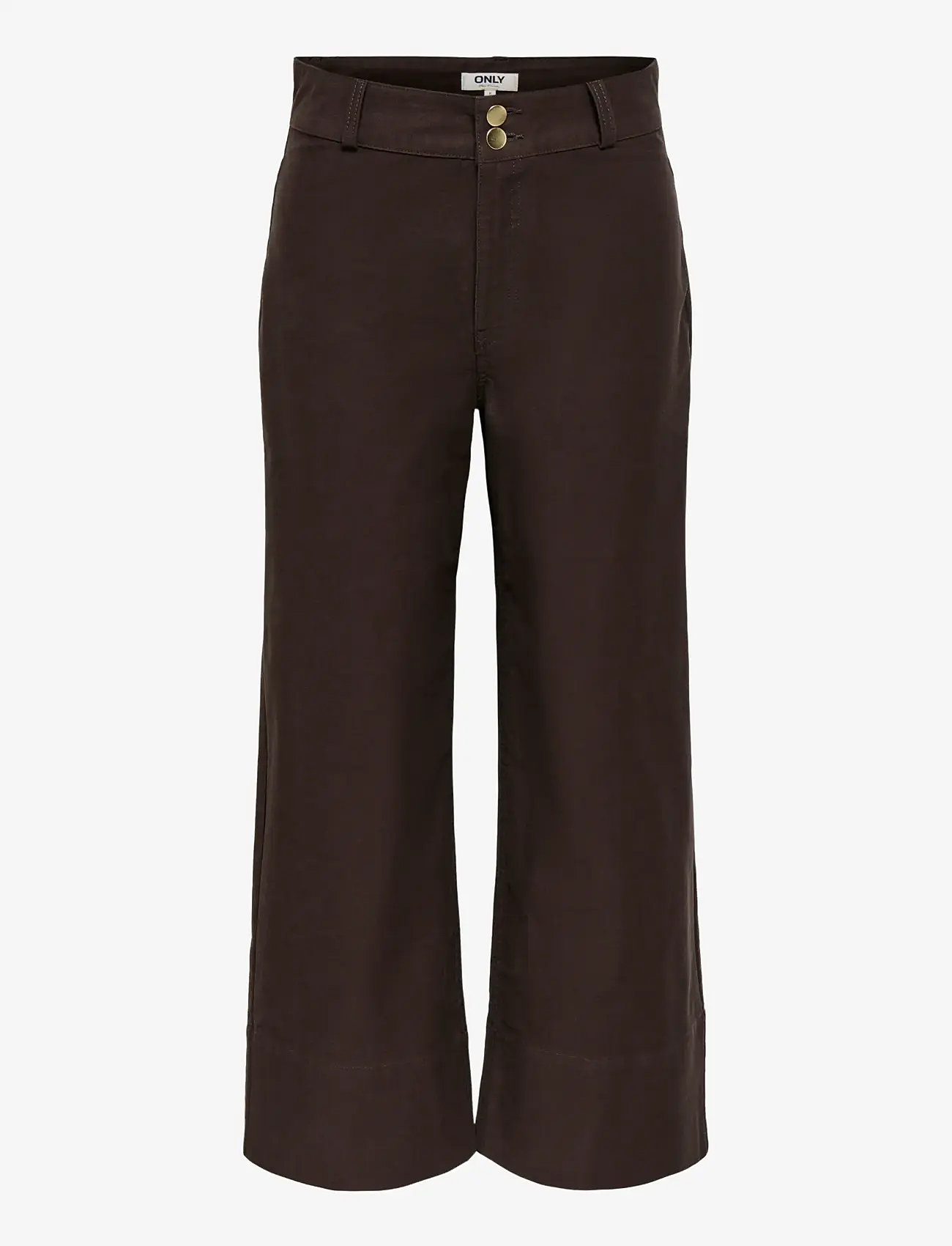 ONLY - ONLMADISON-CLAIR HW CROP PANT PNT NOOS - capri pants - black coffee - 1