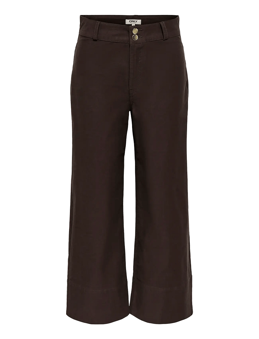 ONLY - ONLMADISON-CLAIR HW CROP PANT PNT NOOS - alltags-style - black coffee - 1
