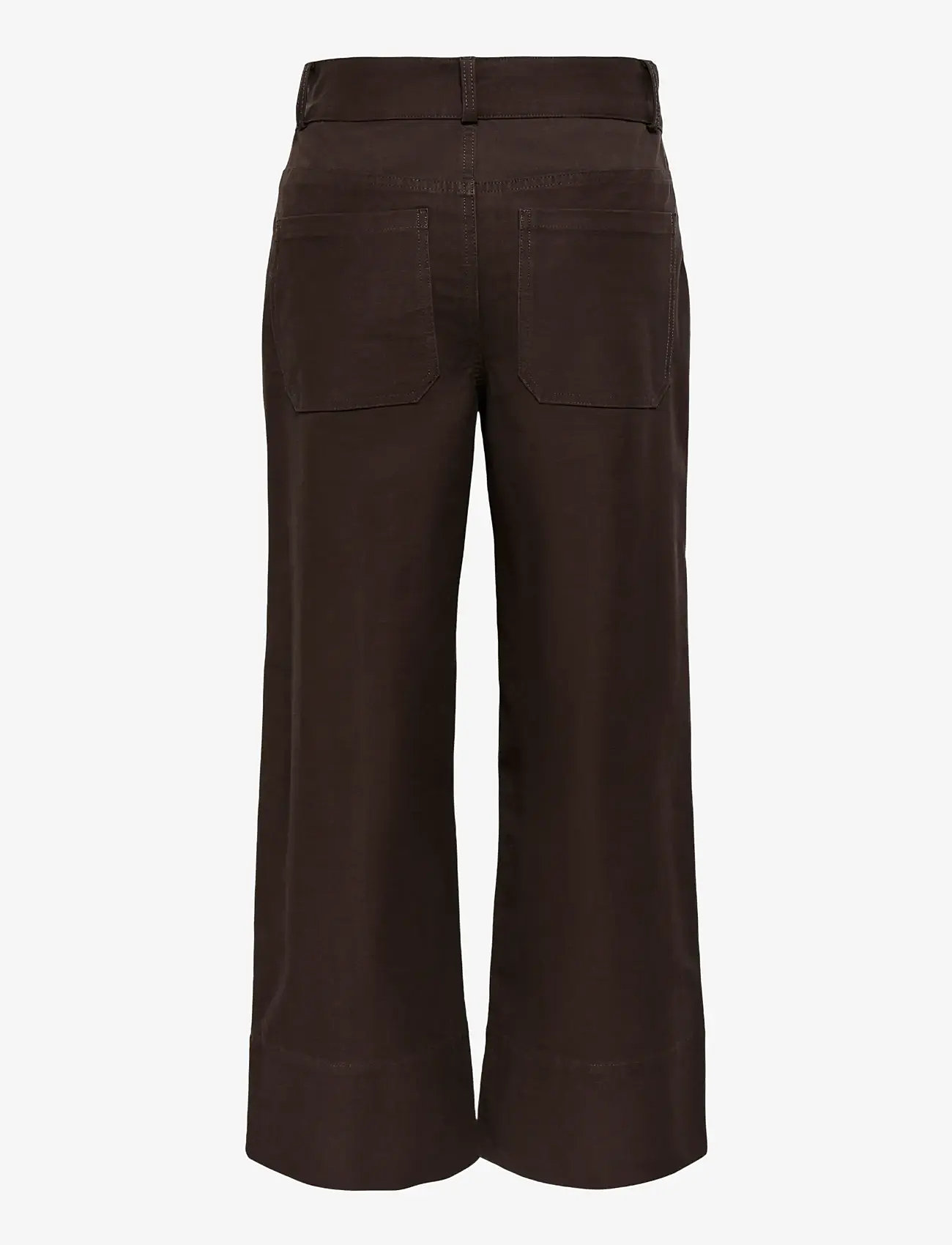 ONLY - ONLMADISON-CLAIR HW CROP PANT PNT NOOS - capri pants - black coffee - 2