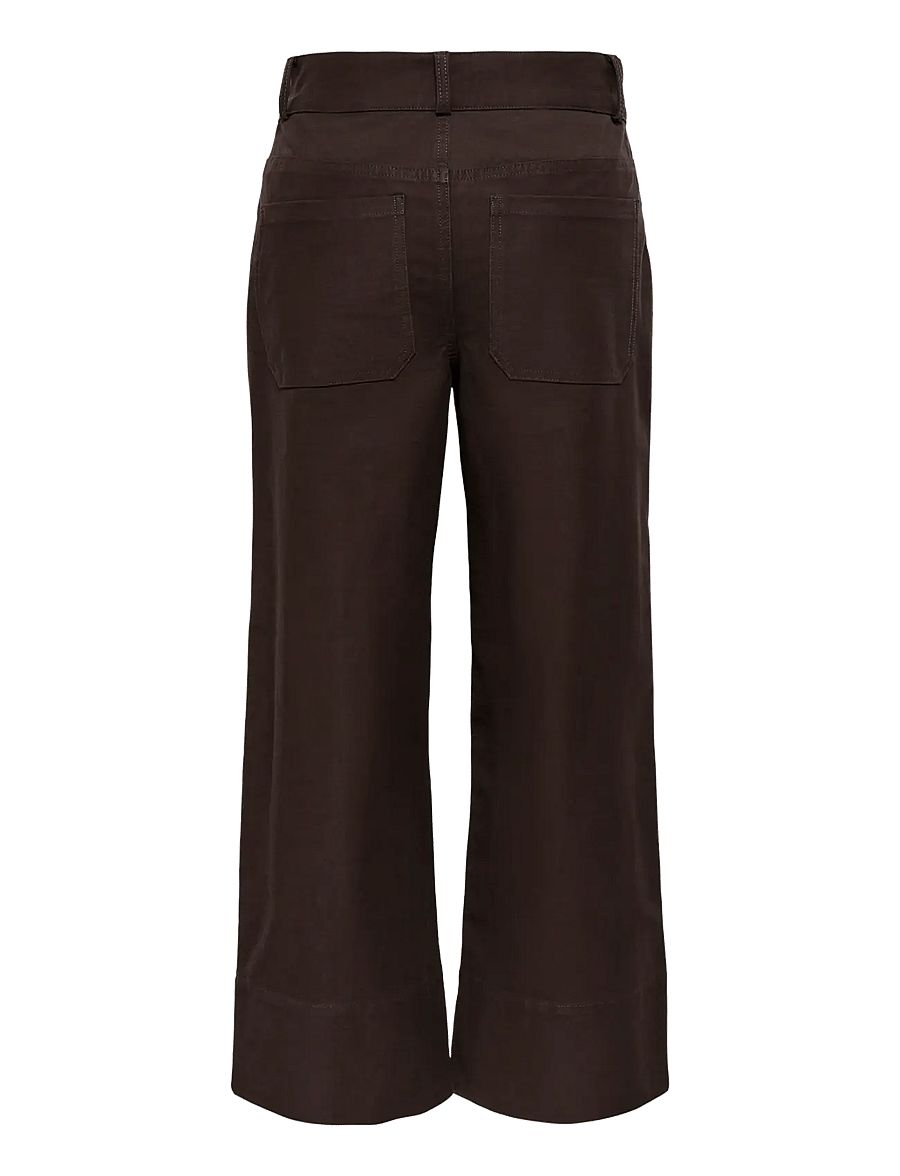 ONLY - ONLMADISON-CLAIR HW CROP PANT PNT NOOS - alltags-style - black coffee - 2