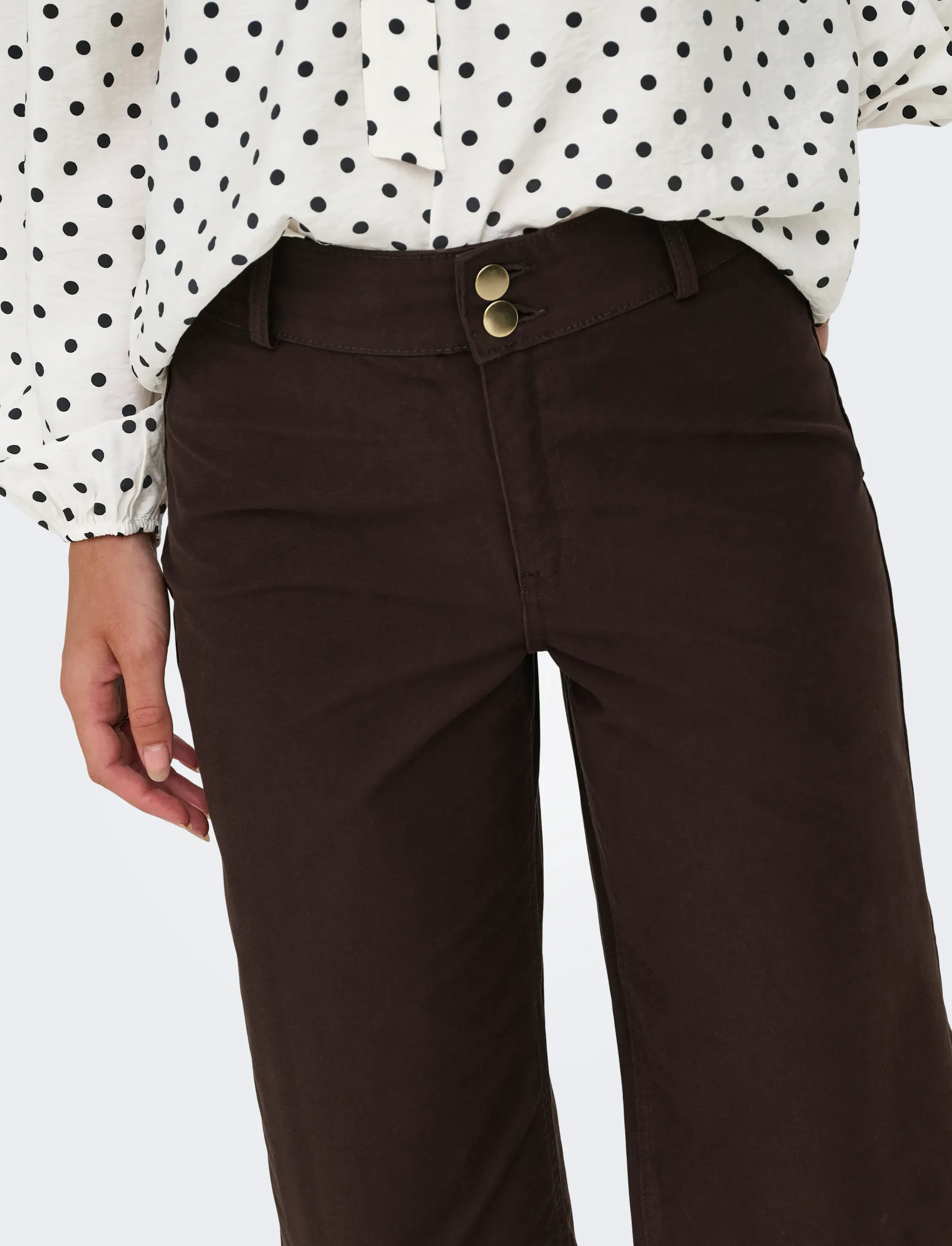 ONLY Onlmadison-Clair Hw Crop Pant Pnt Noos chinos dam – bild 6