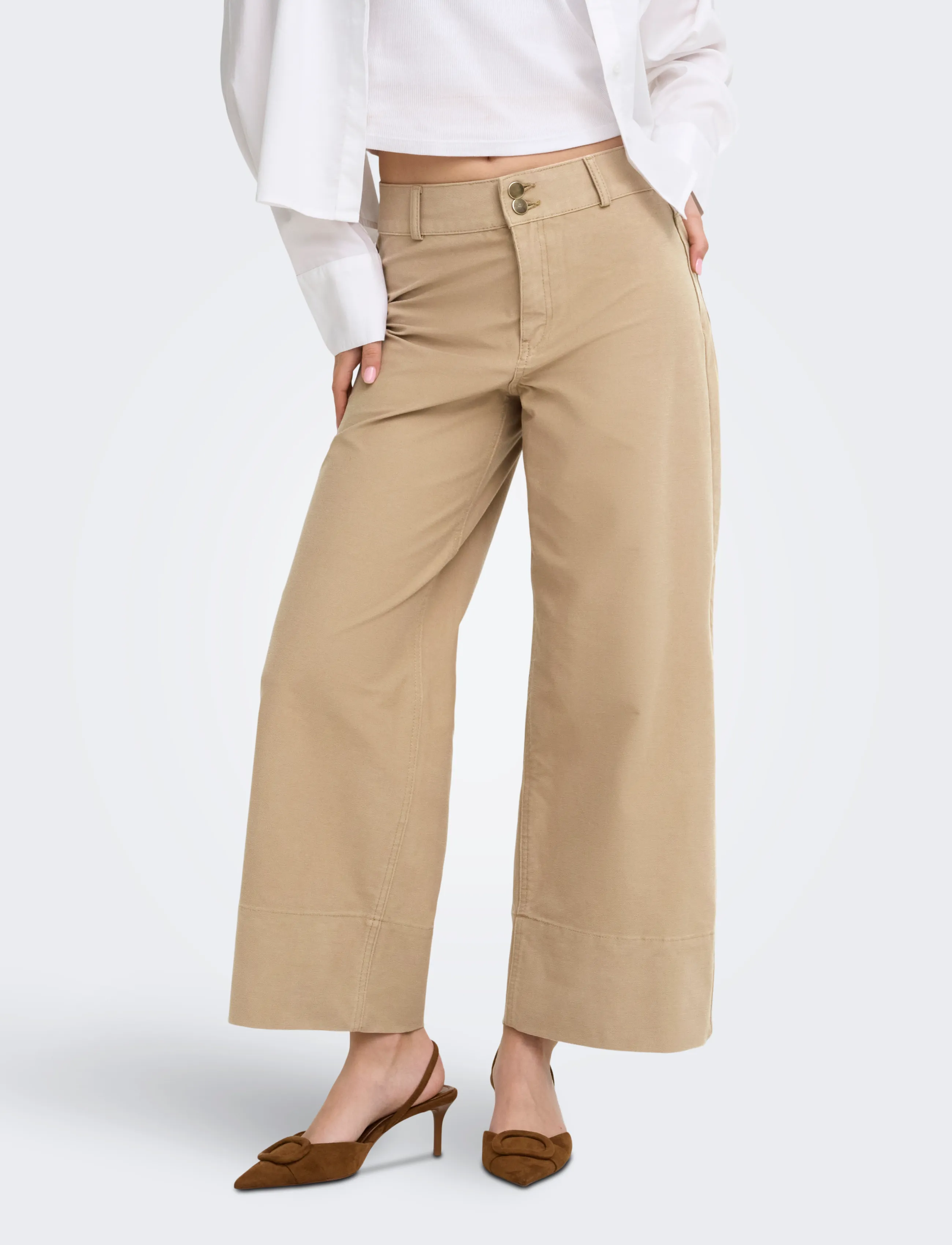 Onlmadison-Clair Hw Crop Pant Pnt Noos