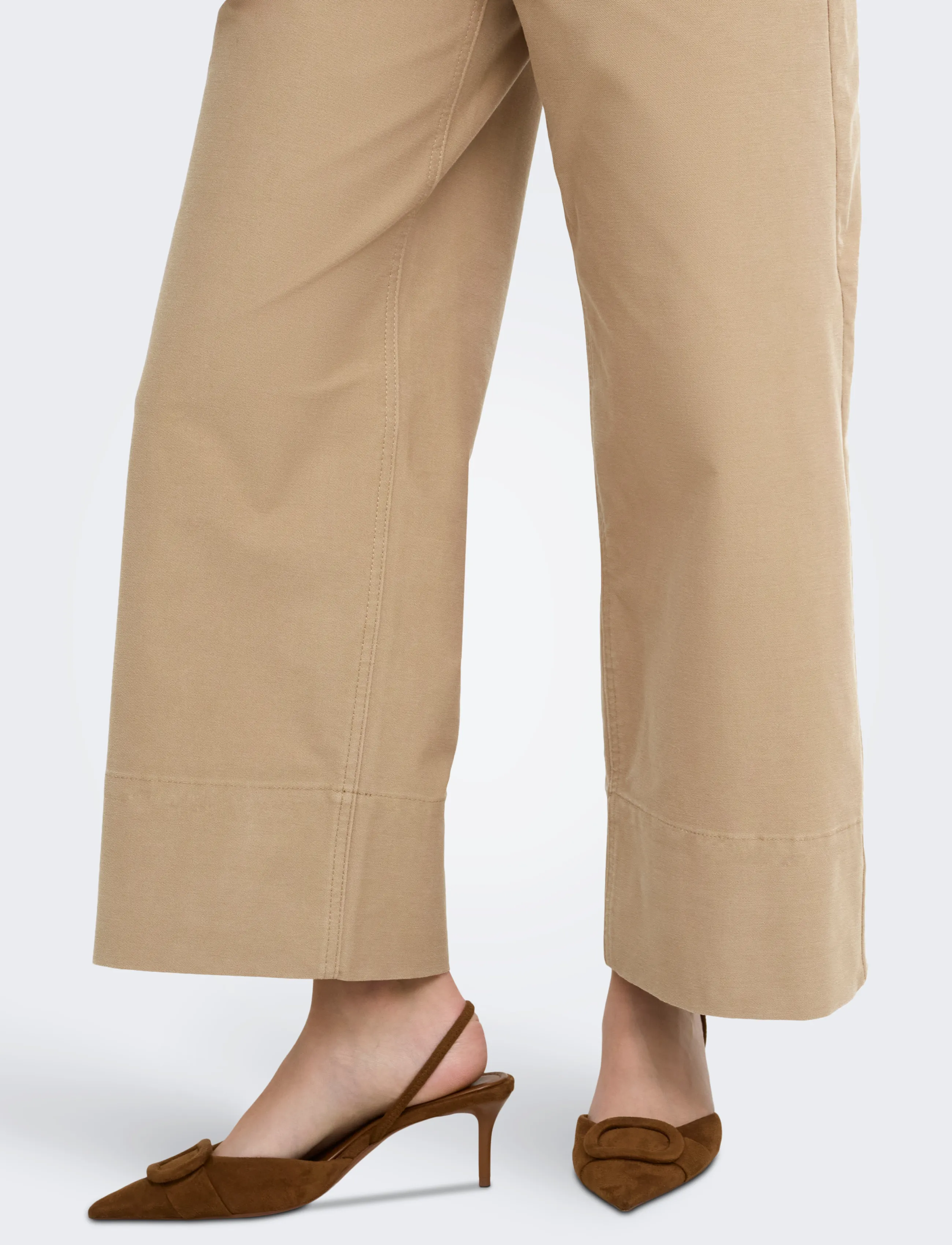 ONLY Onlmadison-Clair Hw Crop Pant Pnt Noos chinos dam – bild 4