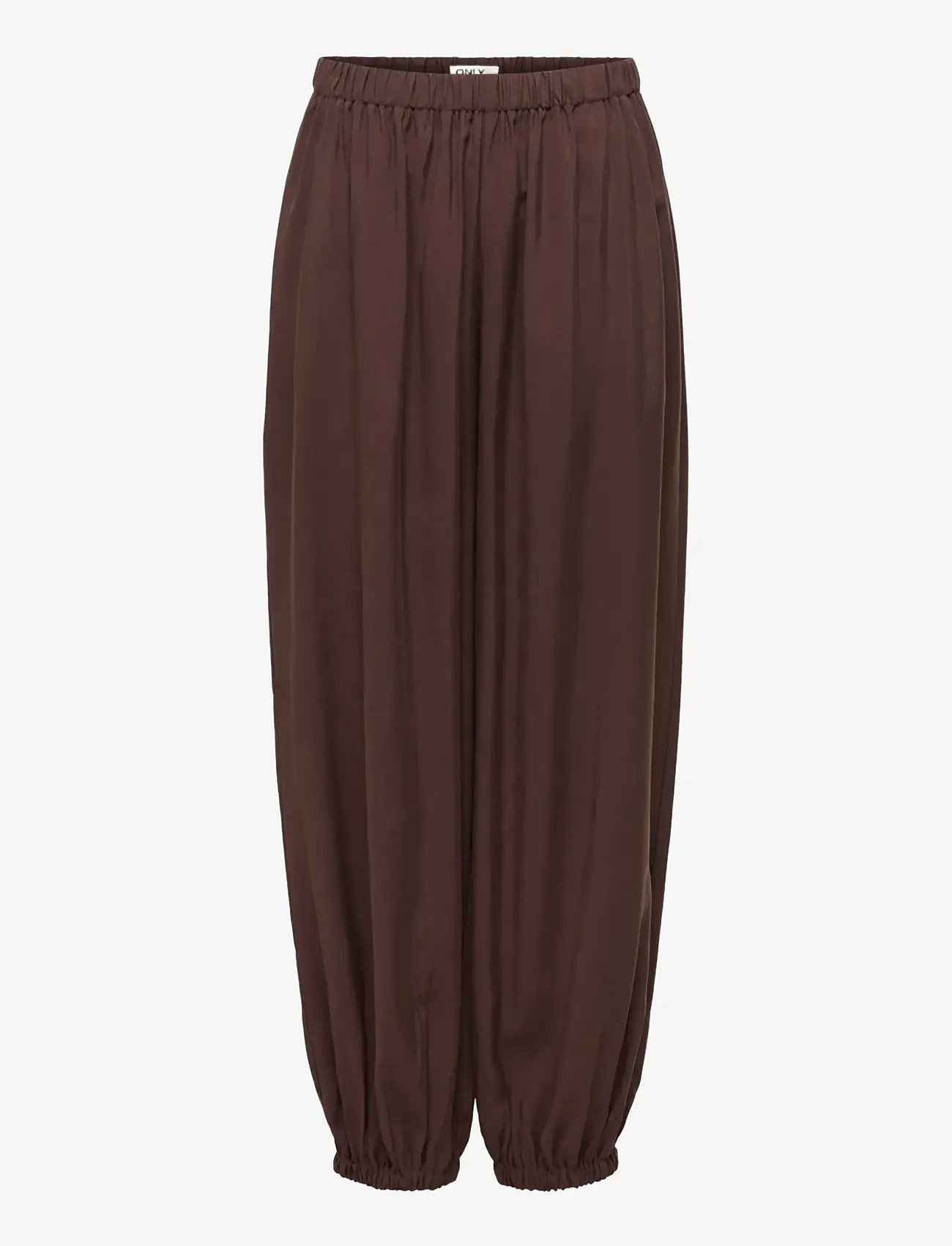 ONLY - ONLSCARLY MW ELASTIC BALLOON PANT PNT - barrel-bukser - french roast - 0