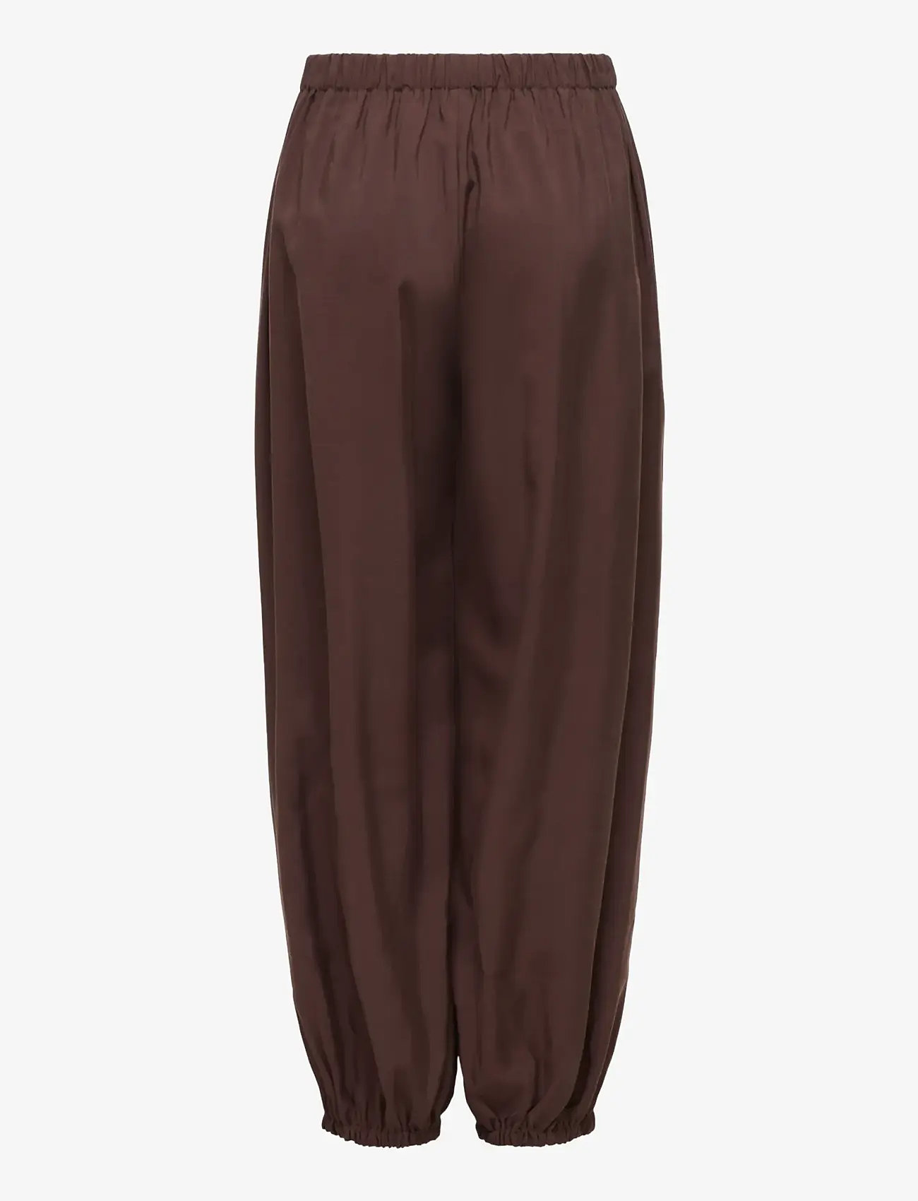 ONLY - ONLSCARLY MW ELASTIC BALLOON PANT PNT - barrel-bukser - french roast - 1