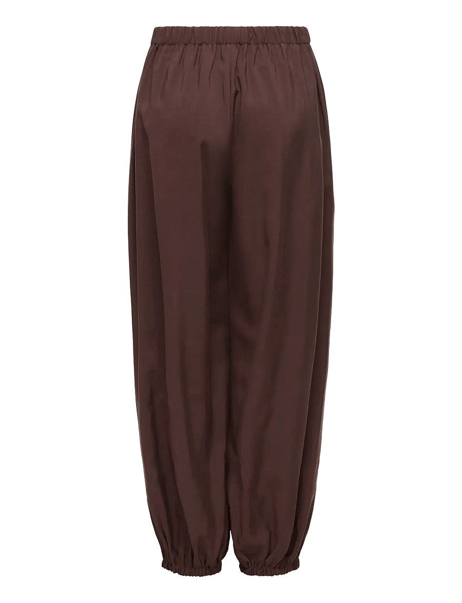 ONLY - ONLSCARLY MW ELASTIC BALLOON PANT PNT - barrel-püksid - french roast - 1