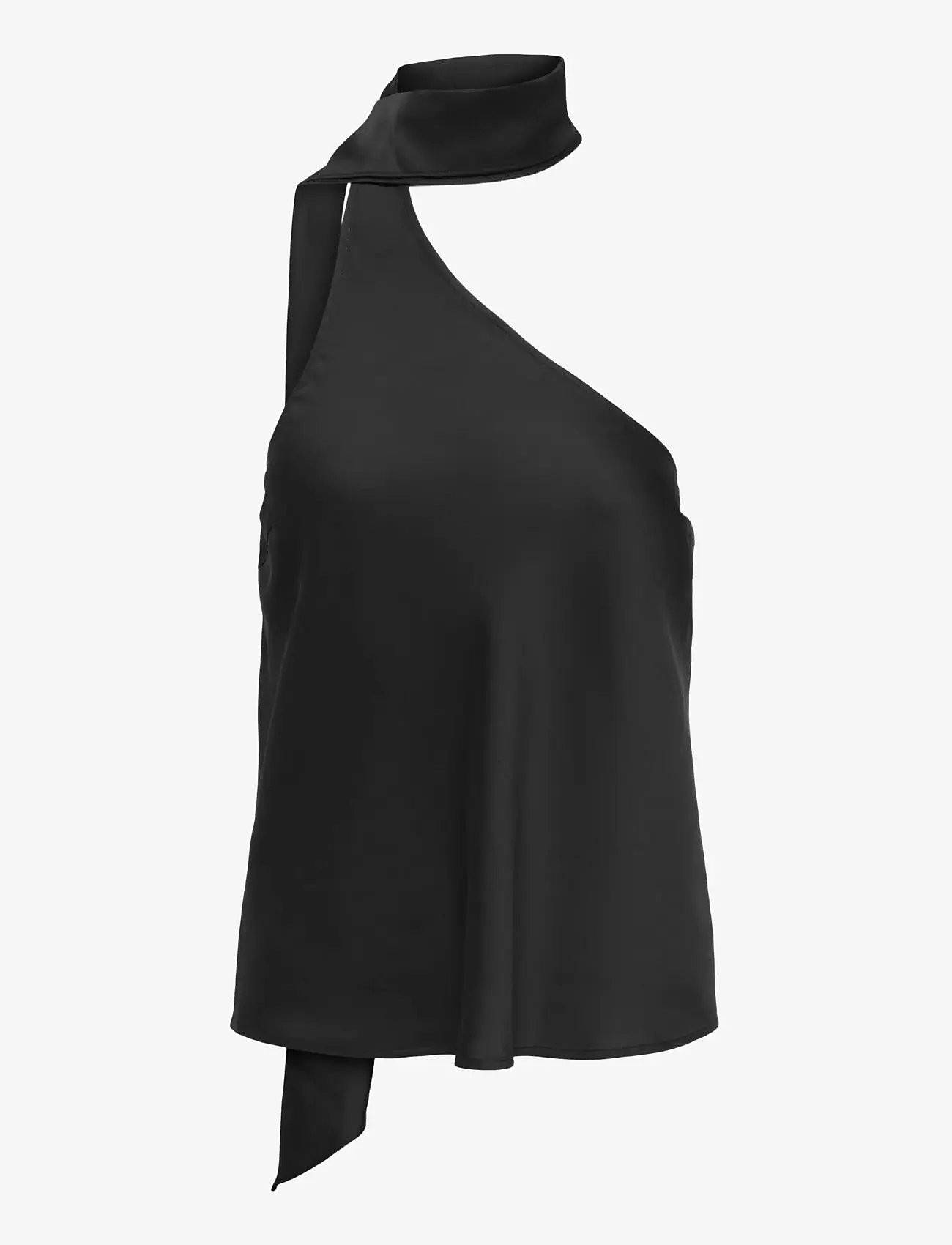 ONLY - ONLAMARA CHIGO S/L SCARF TOP WVN EX - Ärmlösa blusar - black - 0