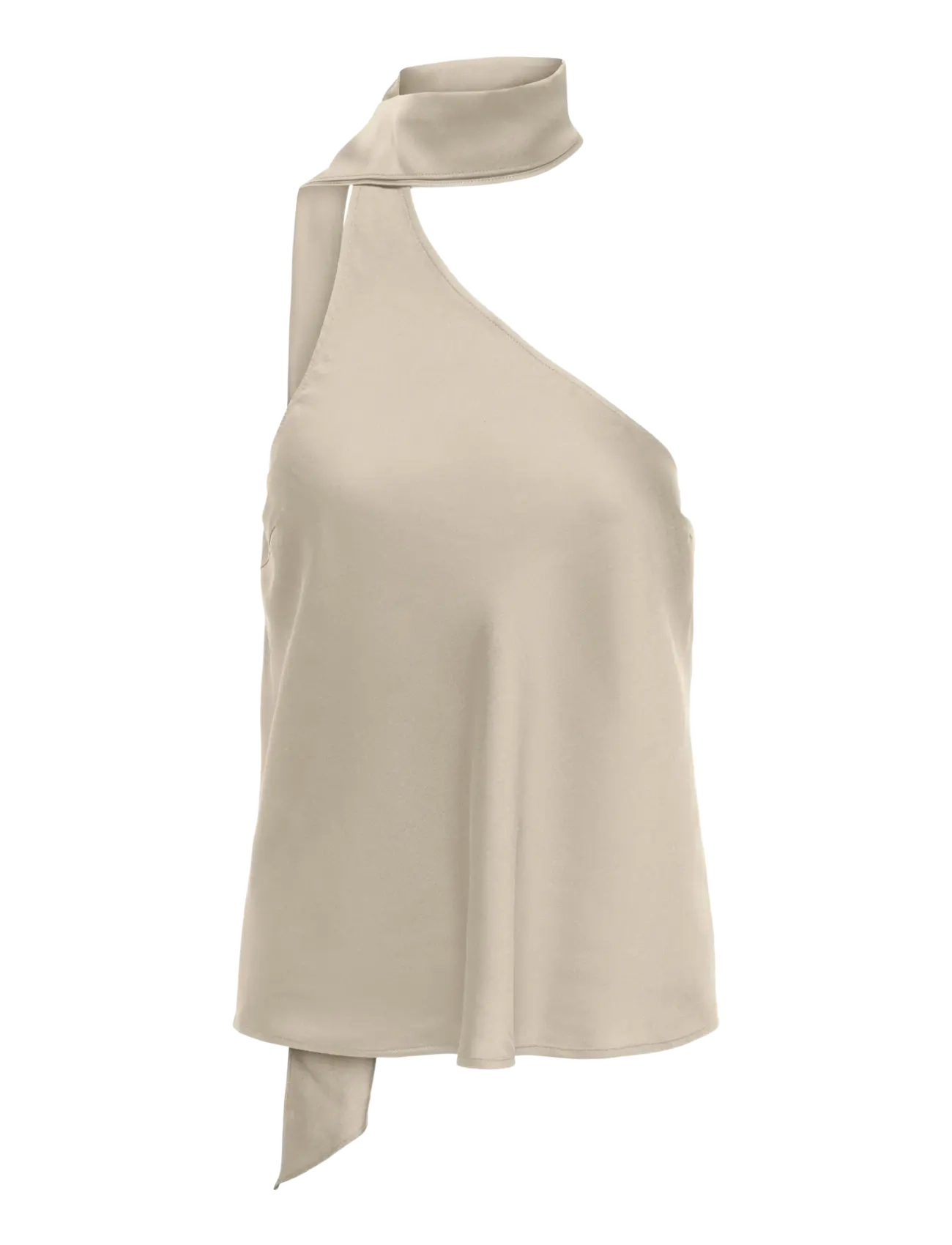 ONLY ONLAMARA CHIGO S/L SCARF TOP WVN EX - Ærmeløse bluser - CREME / cream