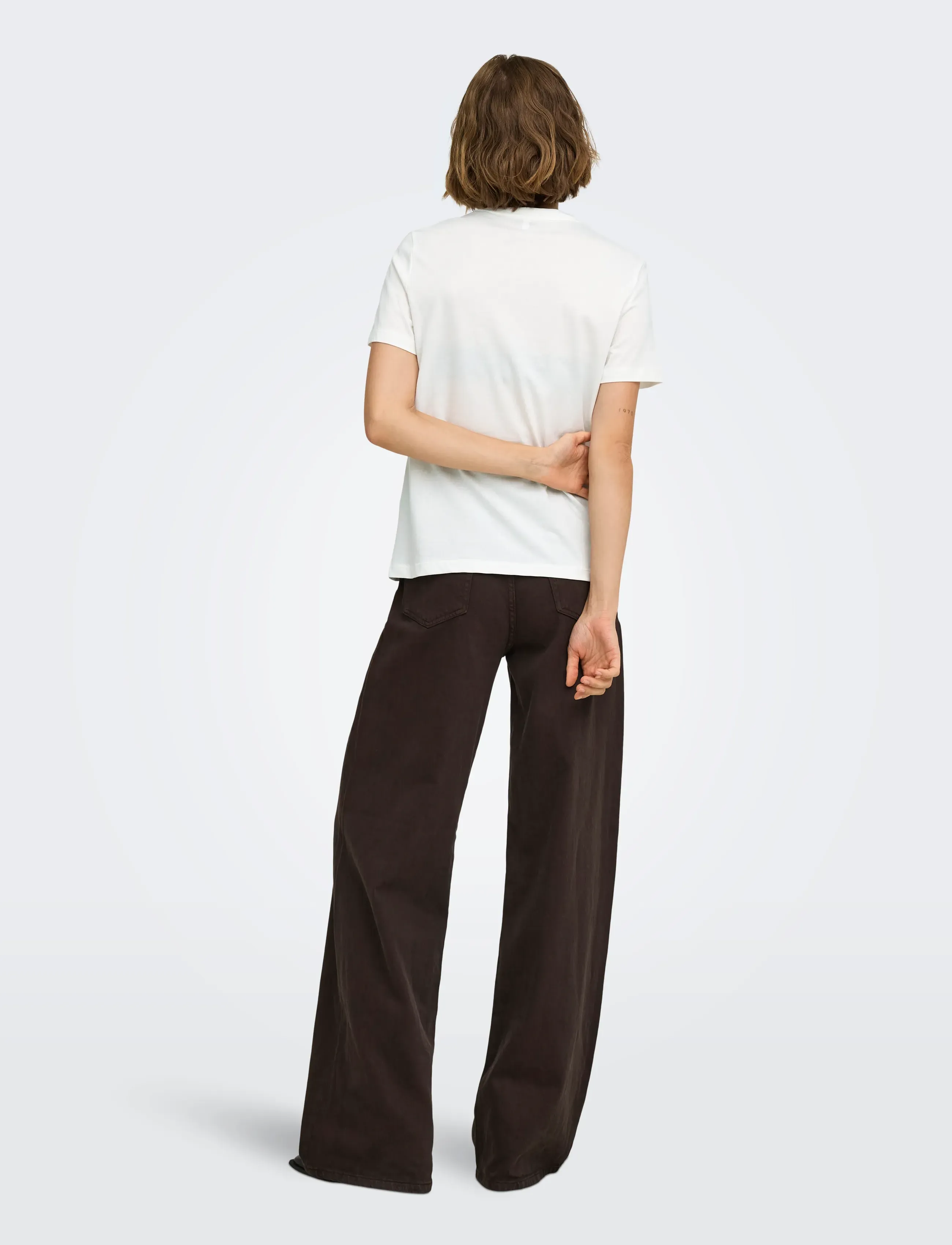 ONLY - ONLANIMAL REG S/S TOP BOX XMAS CS JRS - t-shirts - cloud dancer - 3