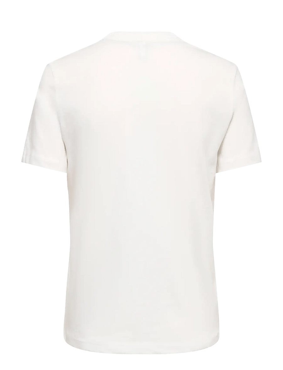 ONLY - ONLANIMAL REG S/S TOP BOX XMAS CS JRS - cloud dancer - 2