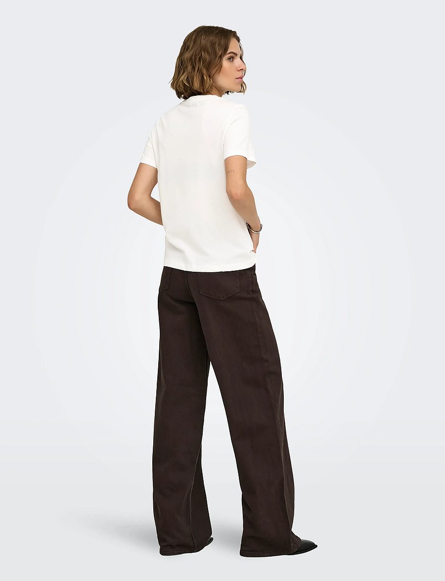 ONLY - ONLANIMAL REG S/S TOP BOX XMAS CS JRS - cloud dancer - 3