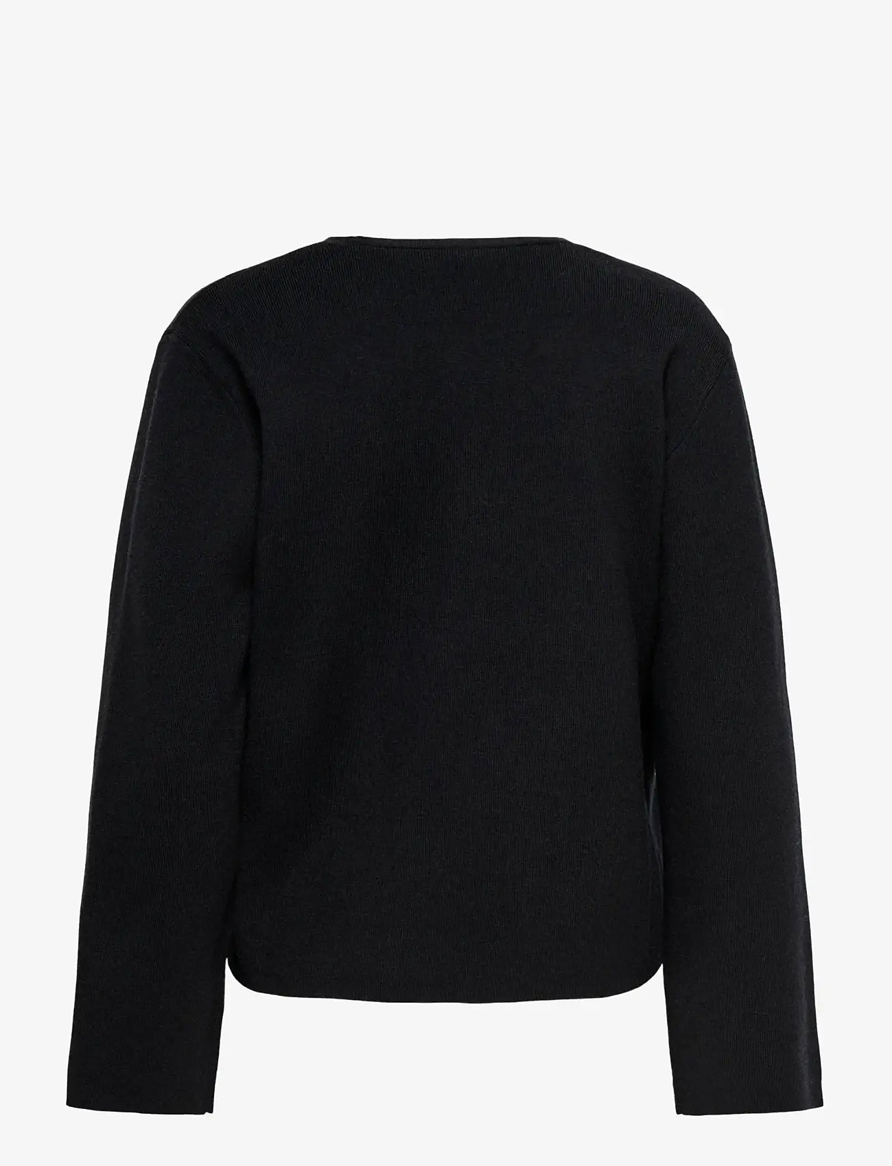 ONLY - ONLJING LS VNECK ONE BUTTON CARDI EX KNT - cardigans - black - 2