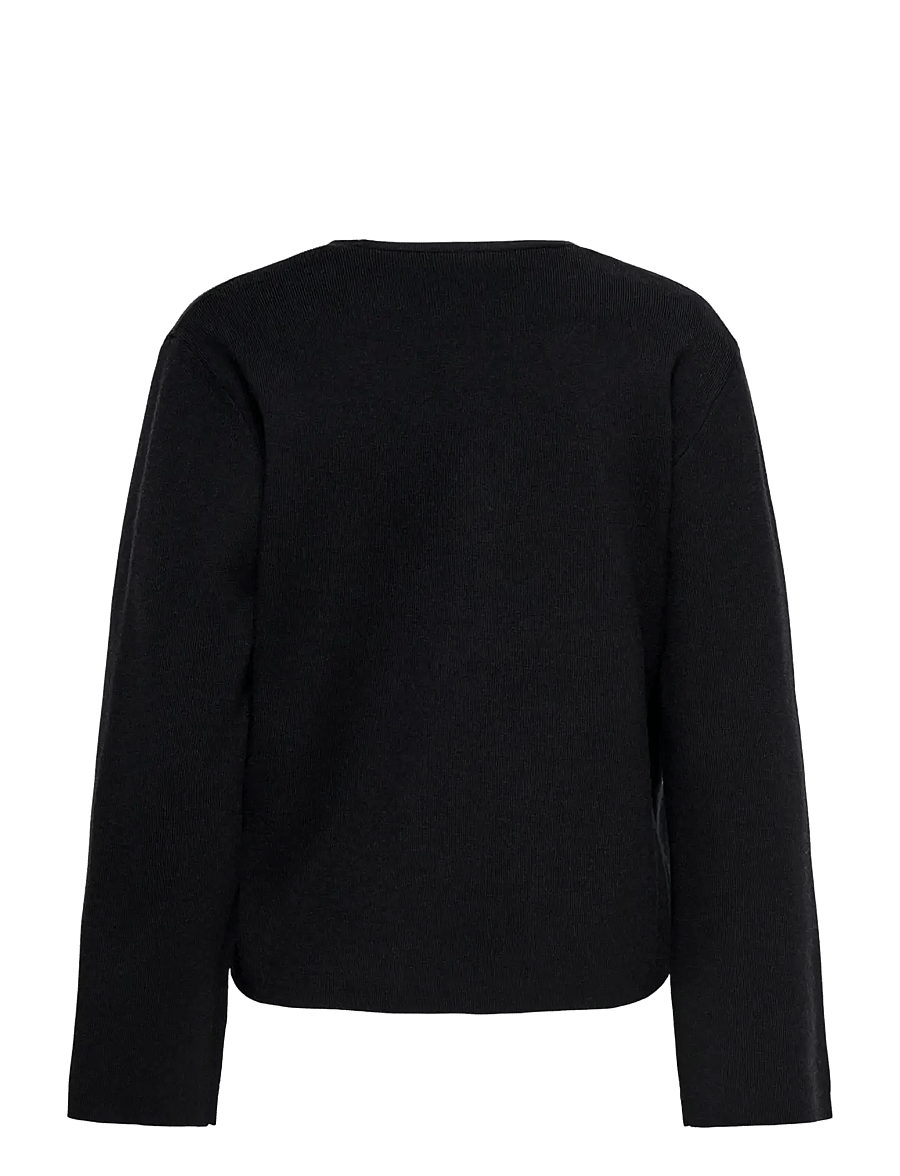 ONLY - ONLJING LS VNECK ONE BUTTON CARDI EX KNT - koftor - black - 2