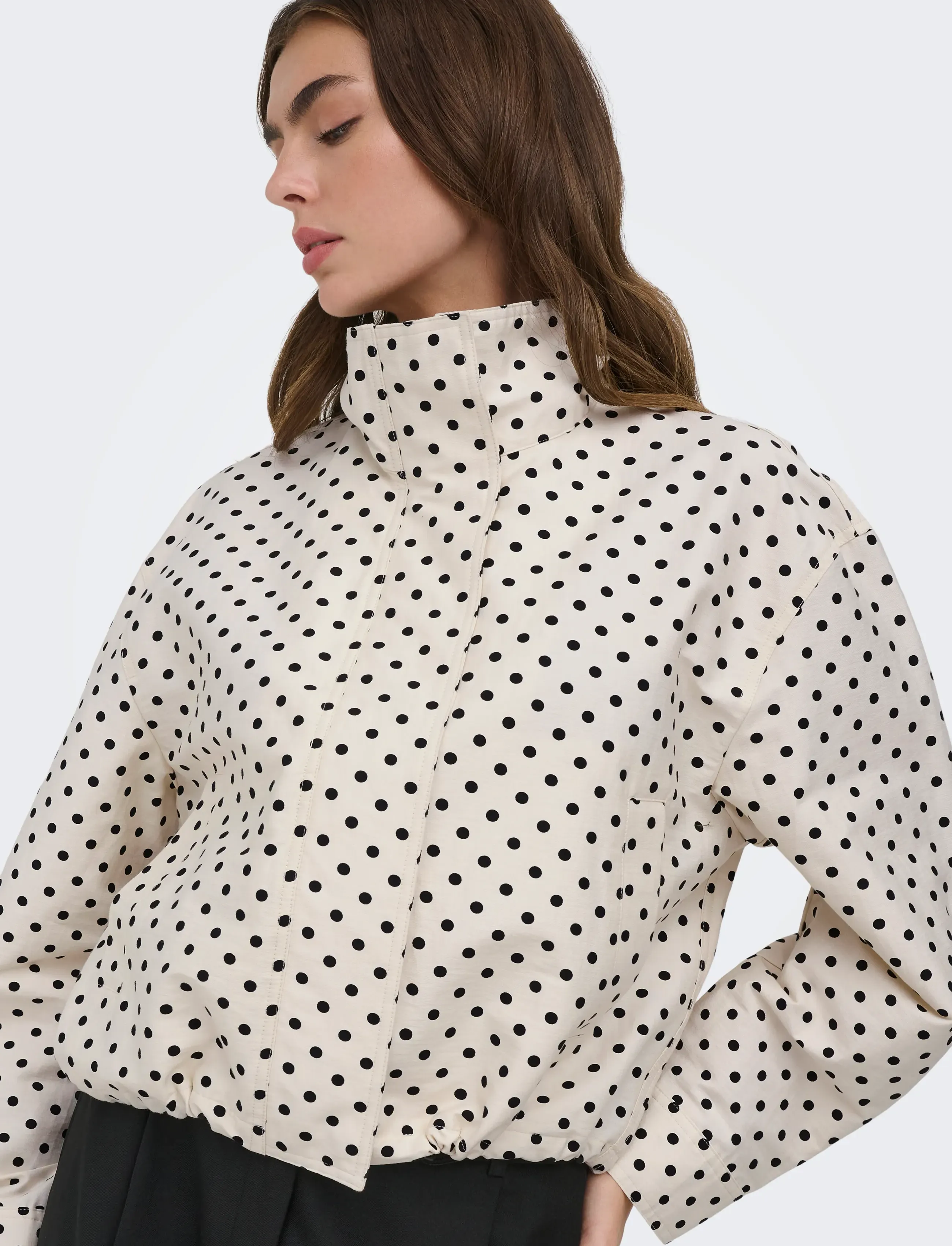 ONLY - ONLCASSANDRA DOT JACKET OTW - windjacken - cloud dancer - 5