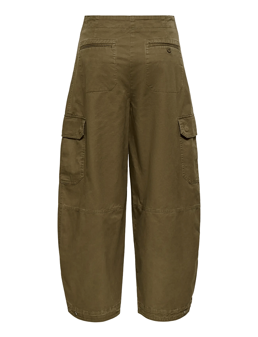 ONLY - ONLTOVIA MW UTILITY BALLOON PANT PNT - cargo-hosen - kangaroo - 1
