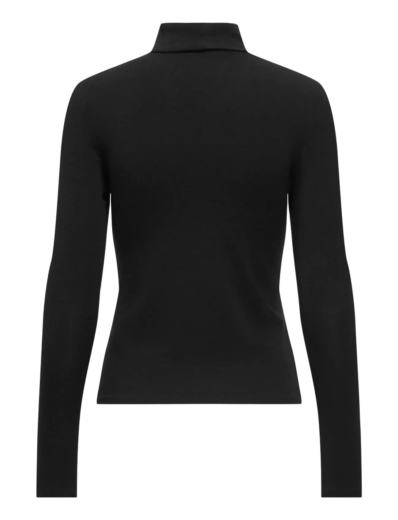 ONLY - ONLGLAMOUR L/S ROLL-NECK TOP JRS NOOS - black - 2