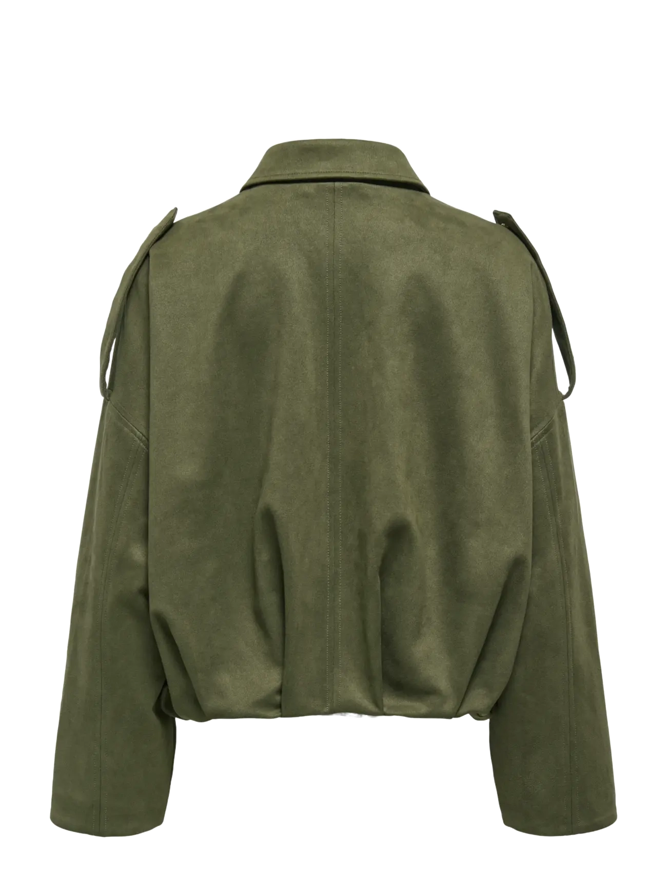 ONLY - ONLMOON-STINA FAUX SUEDE BOMBER PNT NOOS - grape leaf - 2