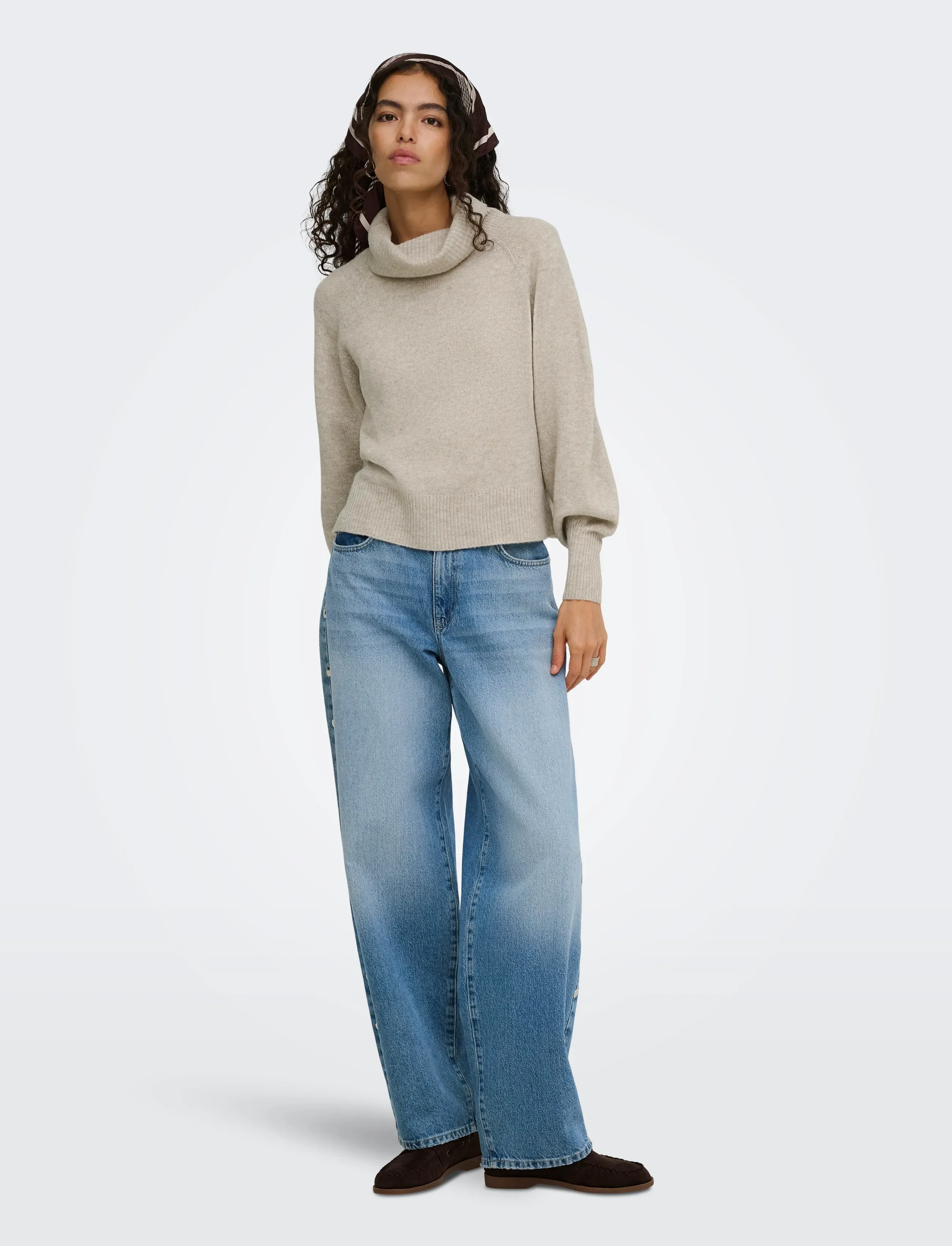 ONLY Onlolivia Ls Roll Neck Cc Knt tröjor dam – bild 3