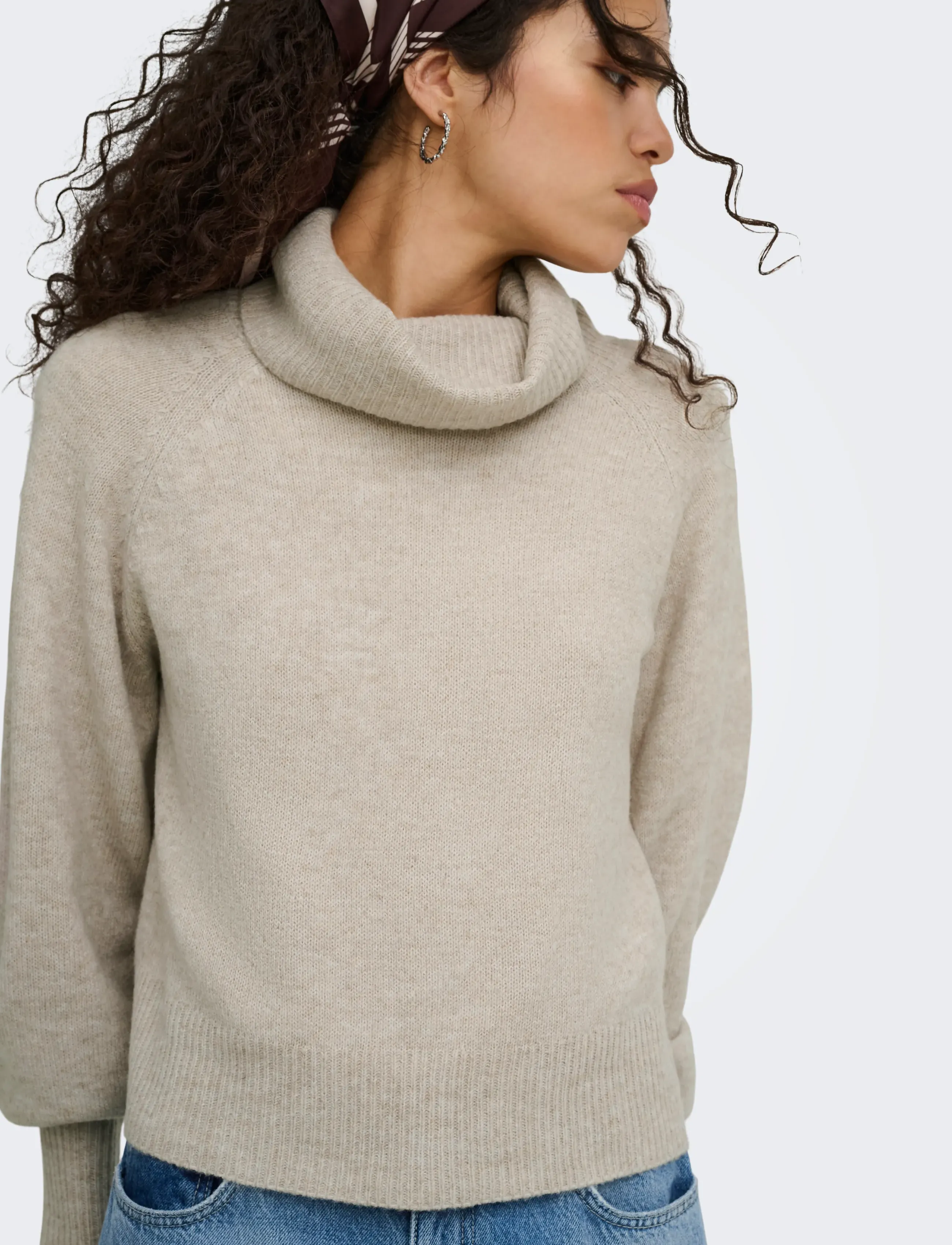 ONLY Onlolivia Ls Roll Neck Cc Knt tröjor dam – bild 4