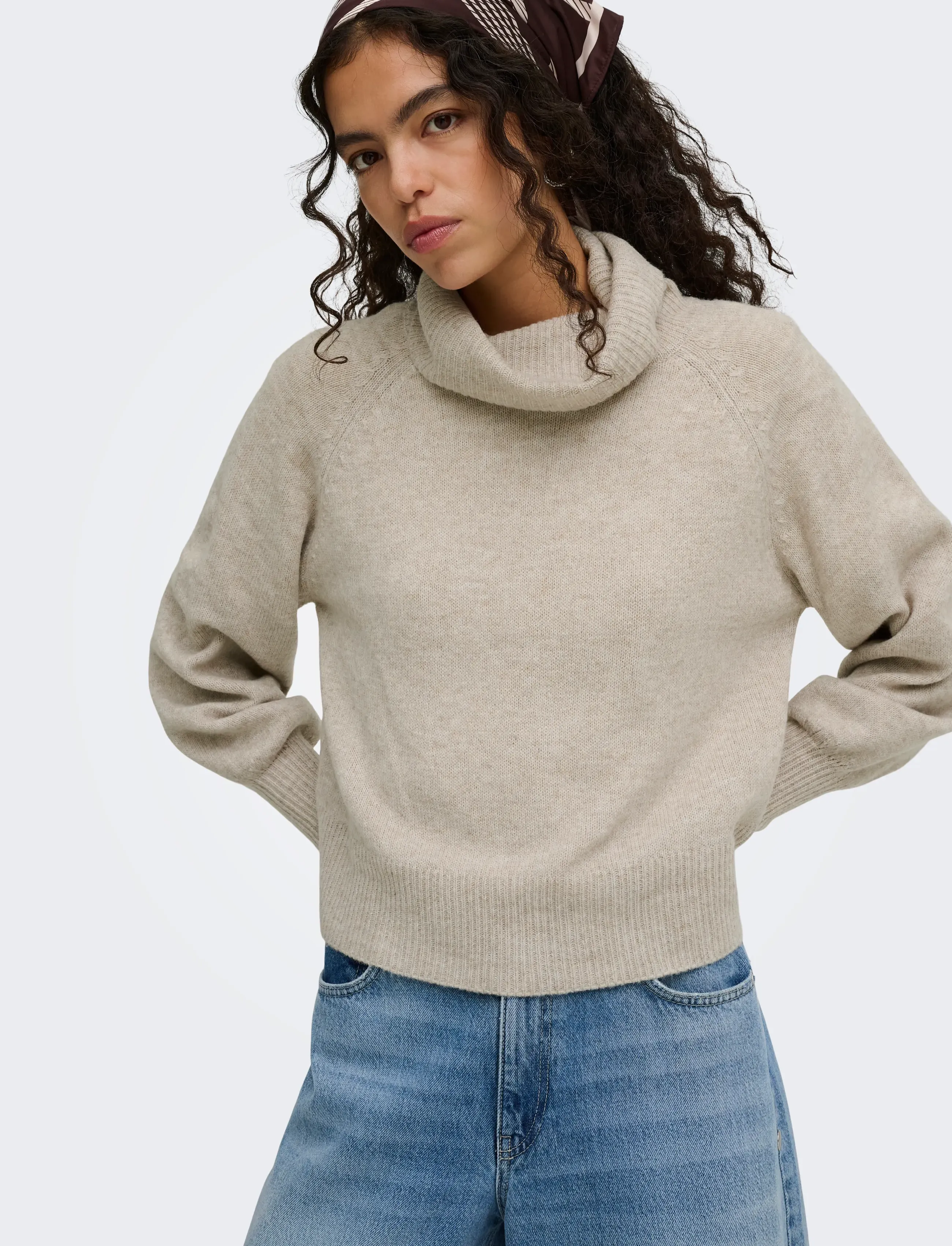 ONLY Onlolivia Ls Roll Neck Cc Knt tröjor dam – bild 6
