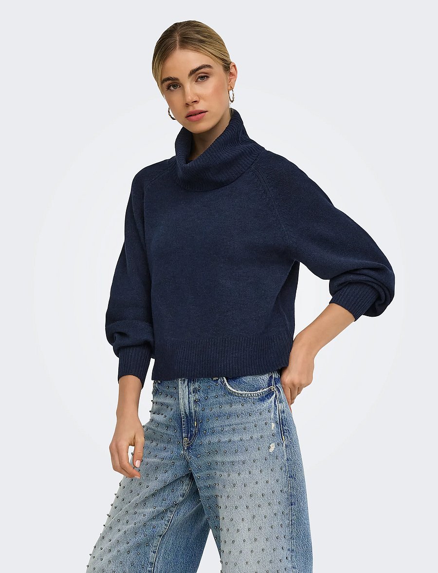 ONLY - ONLOLIVIA LS ROLL NECK CC KNT - night sky - 0