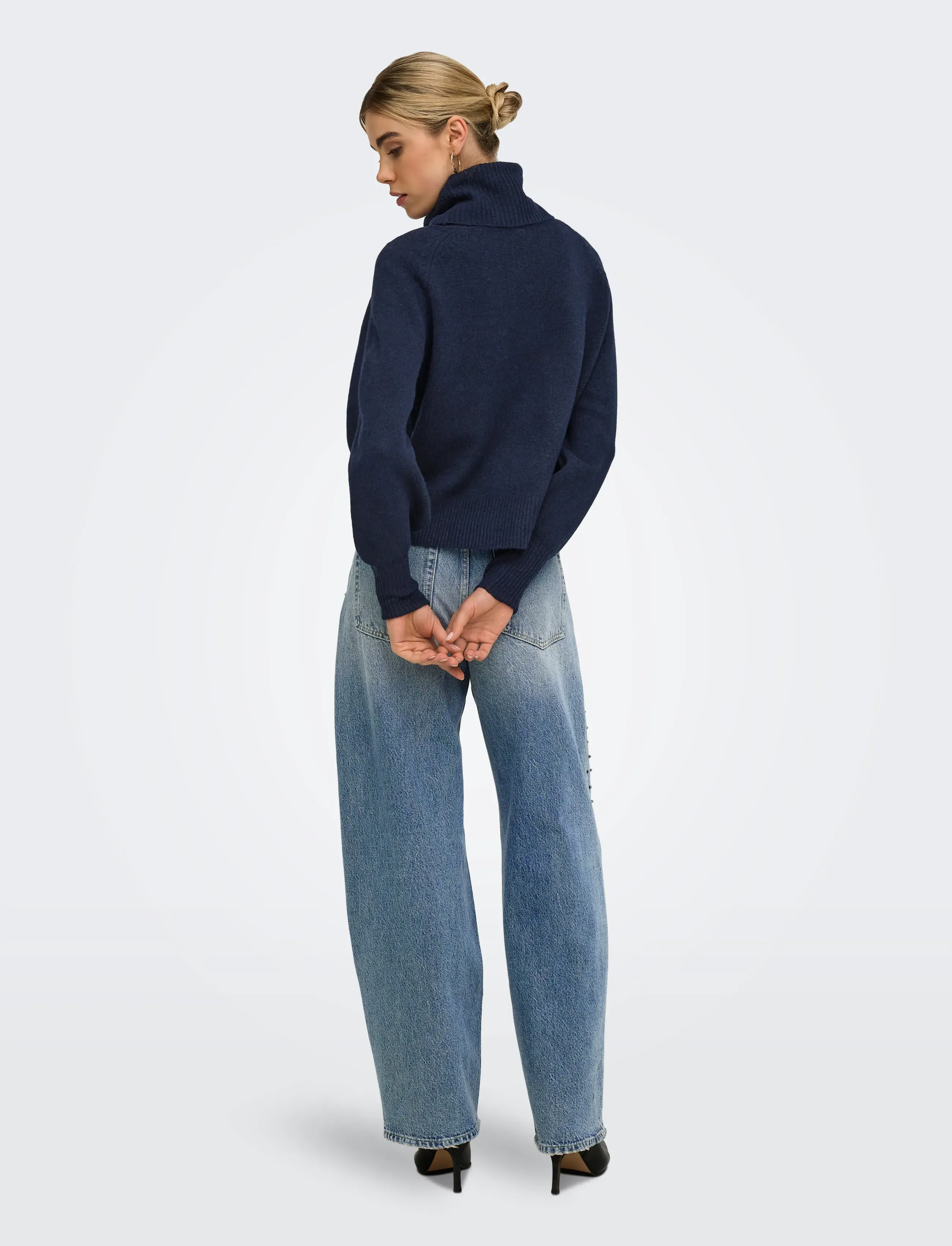ONLY - ONLOLIVIA LS ROLL NECK CC KNT - night sky - 3