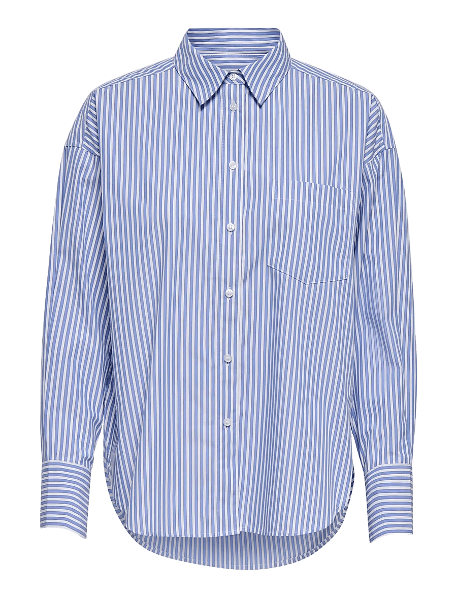 ONLY - ONLVIRANA L/S SHIRT WVN - langärmlige hemden - serenity - 0