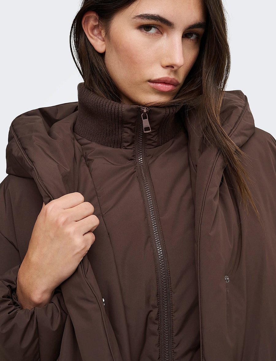 ONLY - ONLTALI PUFFER JACKET OTW - winter jackets - coffee bean - 5