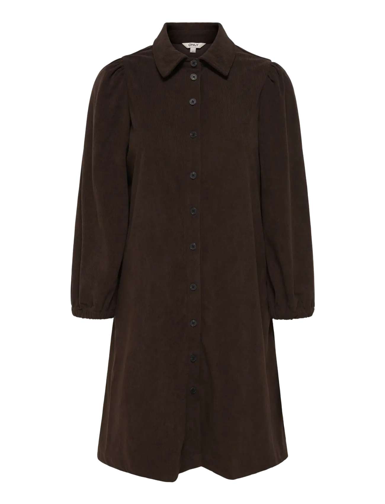 ONLY - ONLLIAS L/S CORD DRESS PNT BF - chocolate torte - 1