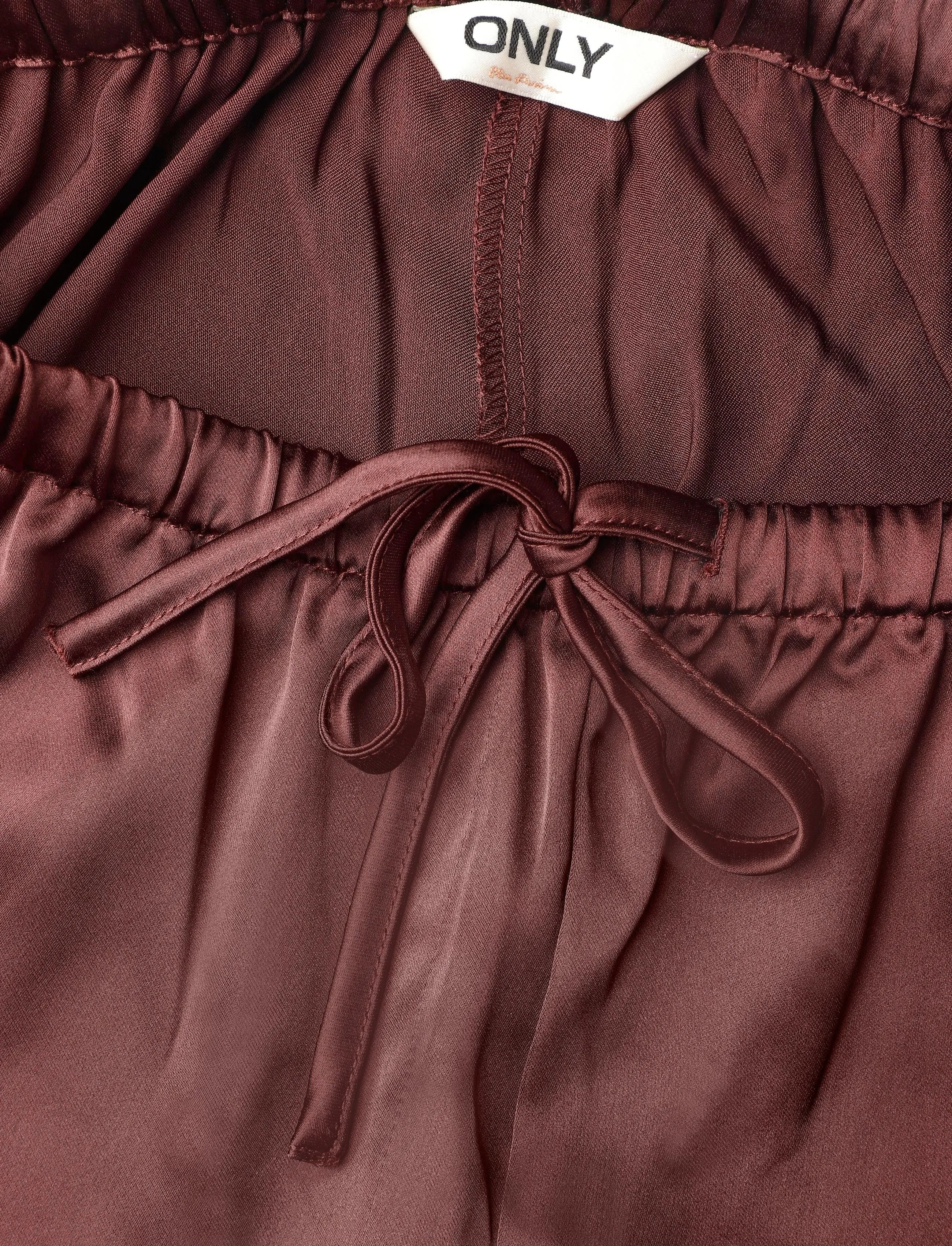 ONLY - ONLNEMA INDONA PULL UP PANT WVN - die niedrigsten preise - chocolate torte - 2