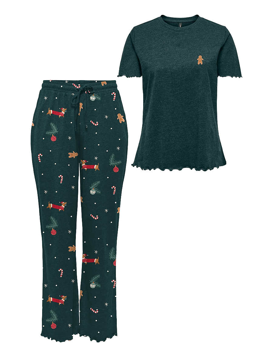 ONLY - ONLNEW BLANCA SS XMAS SET RS JRS - ponderosa pine - 0