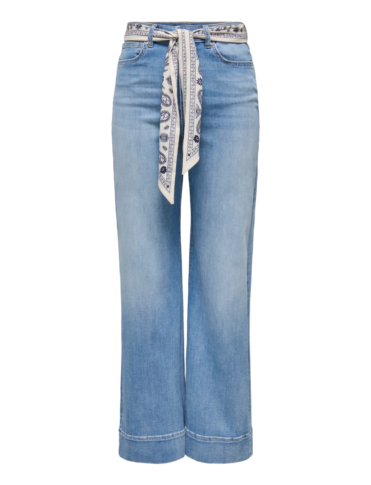 ONLY Onlmadison Hw Wide Schal Dnm Gua33 Blau - XLx32 - Damen