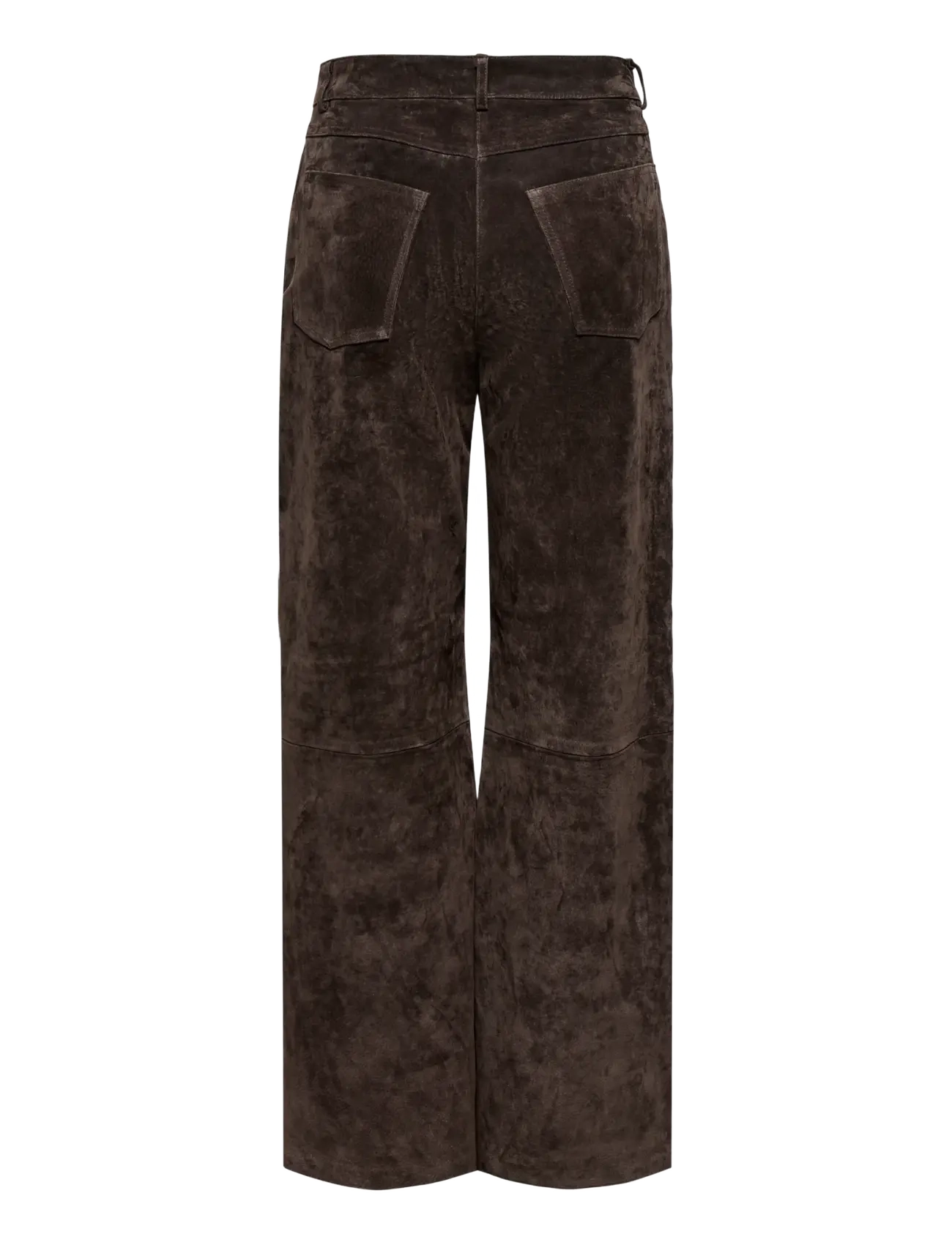 ONLY - ONLISLA REAL SUEDE PANT OTW - nahkpüksid - coffee bean - 1