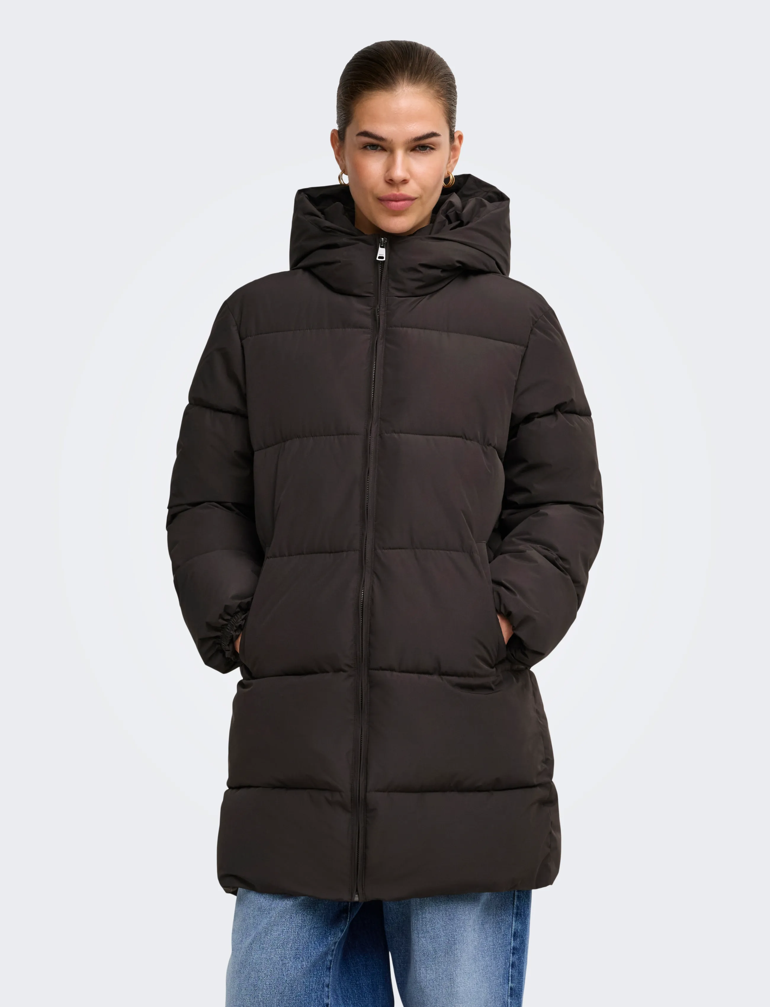 ONLY ONLJUTA PUFFER COAT OTW NOOS - Clothing - CHOCOLATE TORTE / brown
