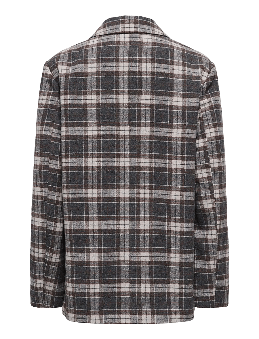 ONLY - ONLNOELIA-CHELSEA L/S CHECK BLAZER TLR - black - 1