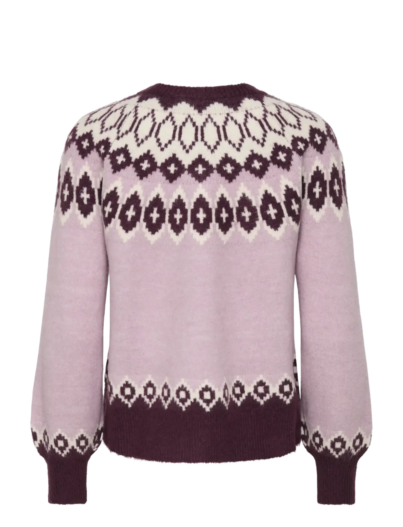 ONLY - ONLRUSTY LS FAIR ISLE O-NECK BF KNT - stickade tröjor - fig - 2