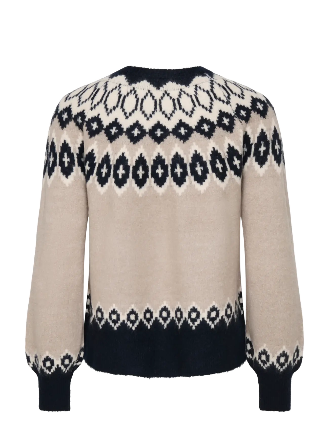 ONLY - ONLRUSTY LS FAIR ISLE O-NECK BF KNT - night sky - 2