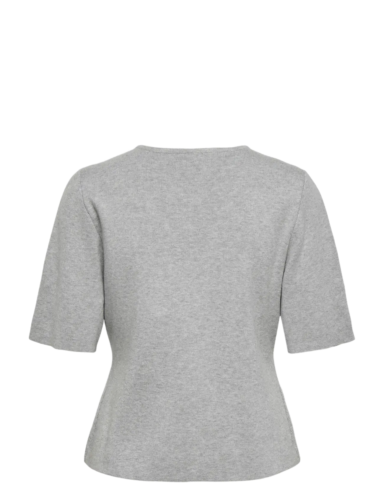 ONLY - ONLLUCY SS V-NECK BUTTON EX KNT - madalaimad hinnad - light grey melange - 2