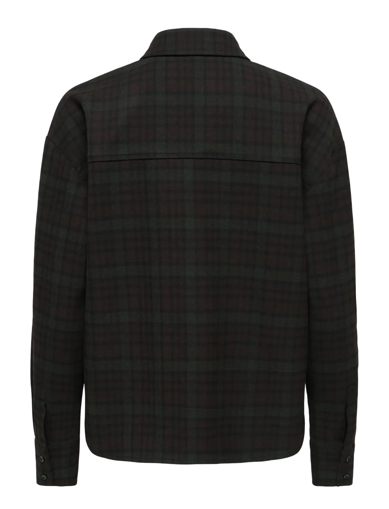 ONLY - ONLRILEY-VANJA L/S CHECK SHIRT PNT - coffee bean - 2