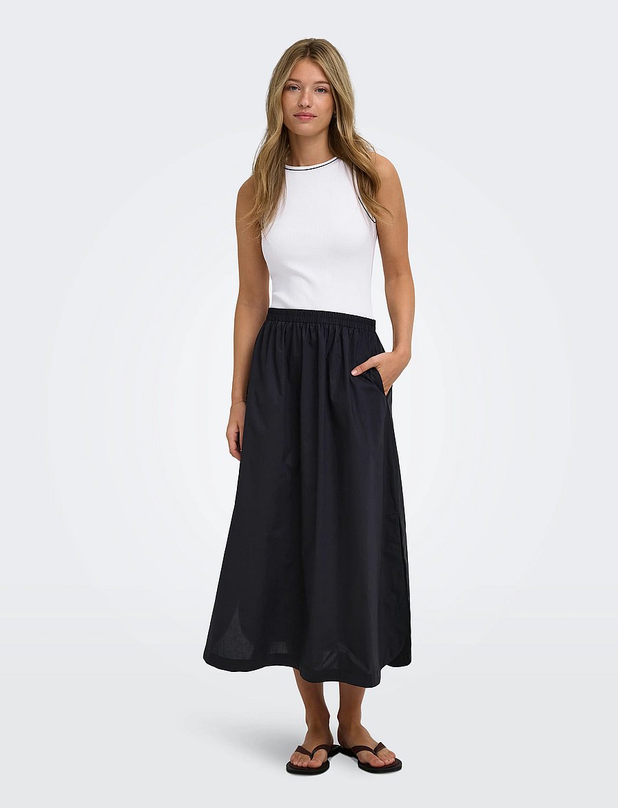 ONLY - ONLZAYA S/L LONG DRESS WVN EX - maksikleidid - black - 4