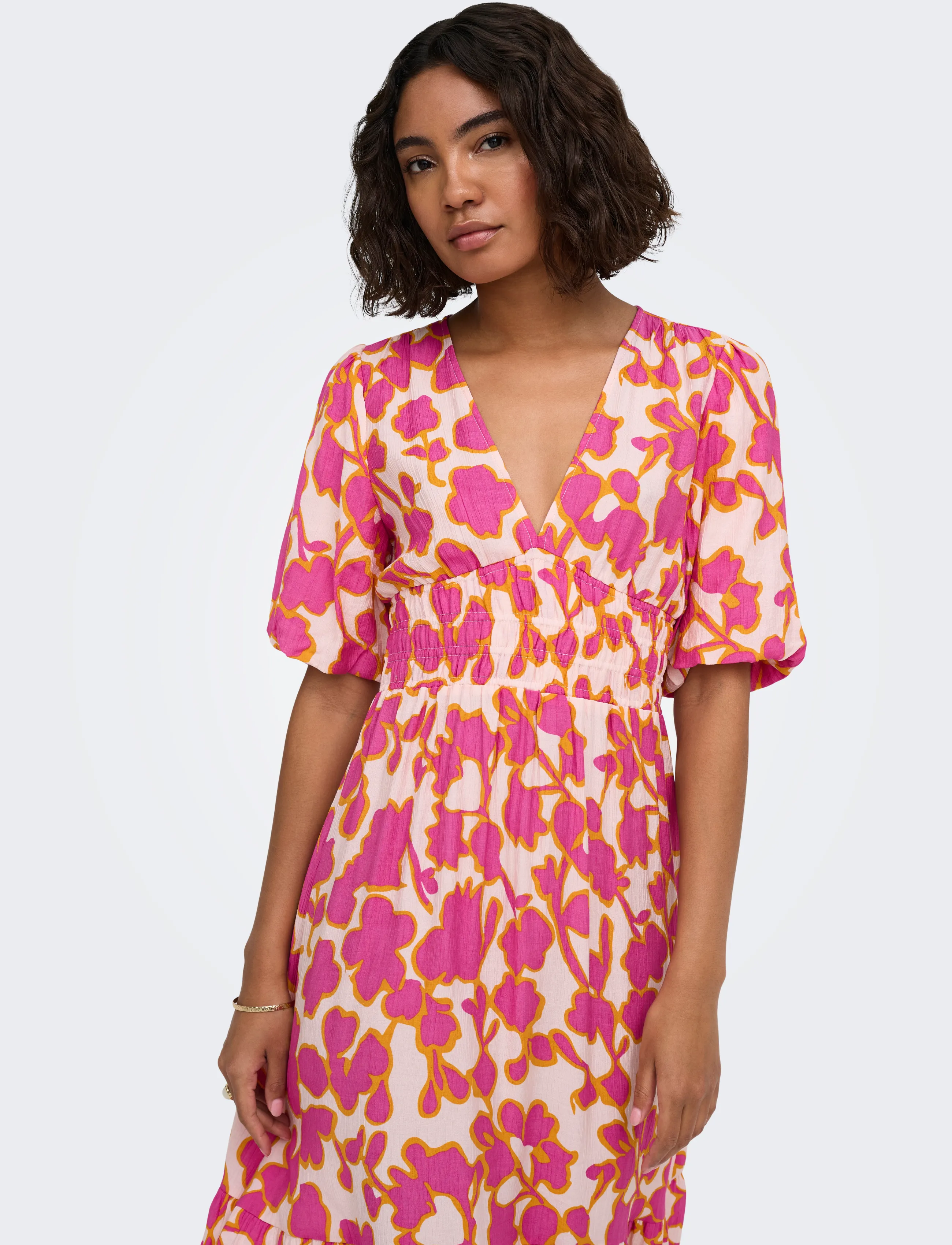 ONLY Onlauri Mikasi S/S Midi Dress Wvv Ex midiklänningar dam – bild 6